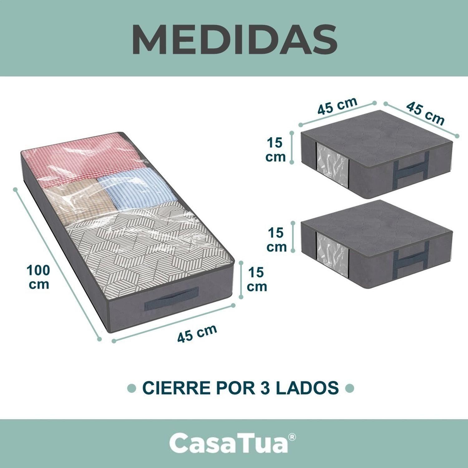 Organizador de Ropa Bajo Cama CasaTua Almacenamiento Set x 3-5