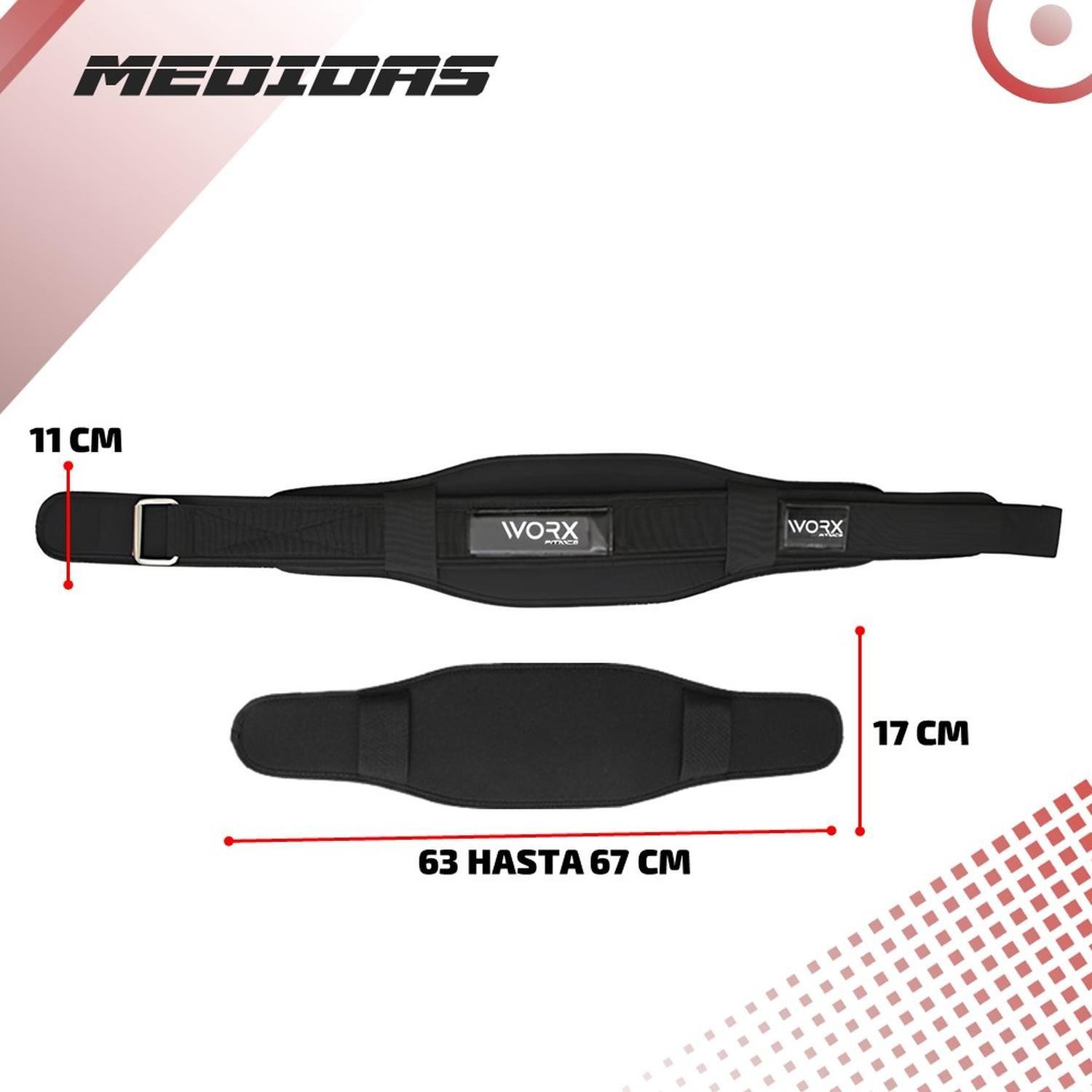 Cinturon Levantamiento Pesas Worx Ajustable Gym Gimnasio-5
