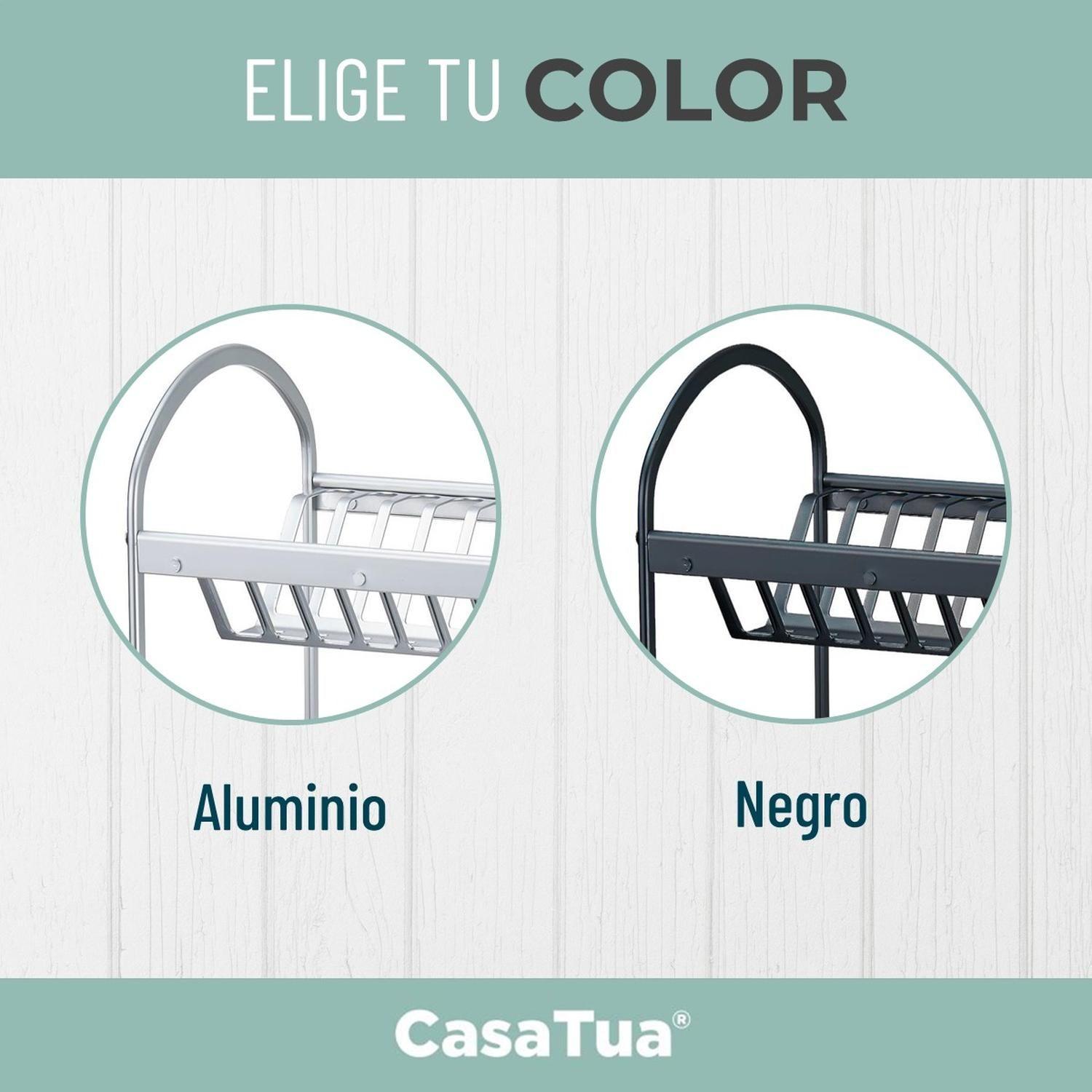 Secaplatos Escurridor 2 Niveles Aluminio 100% Inoxidable-8