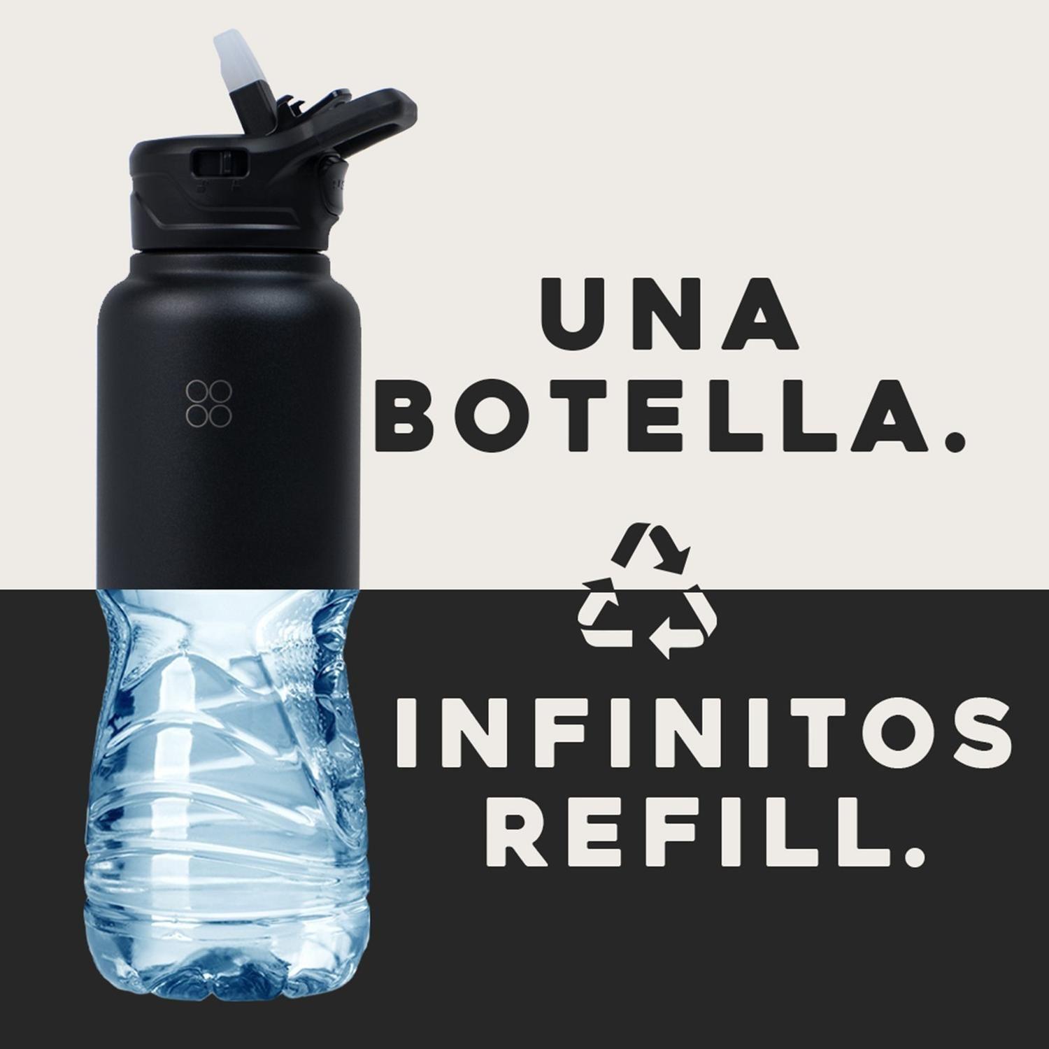 Botella Termica Buffer 700ml Botella Agua Acero Inoxidable-3