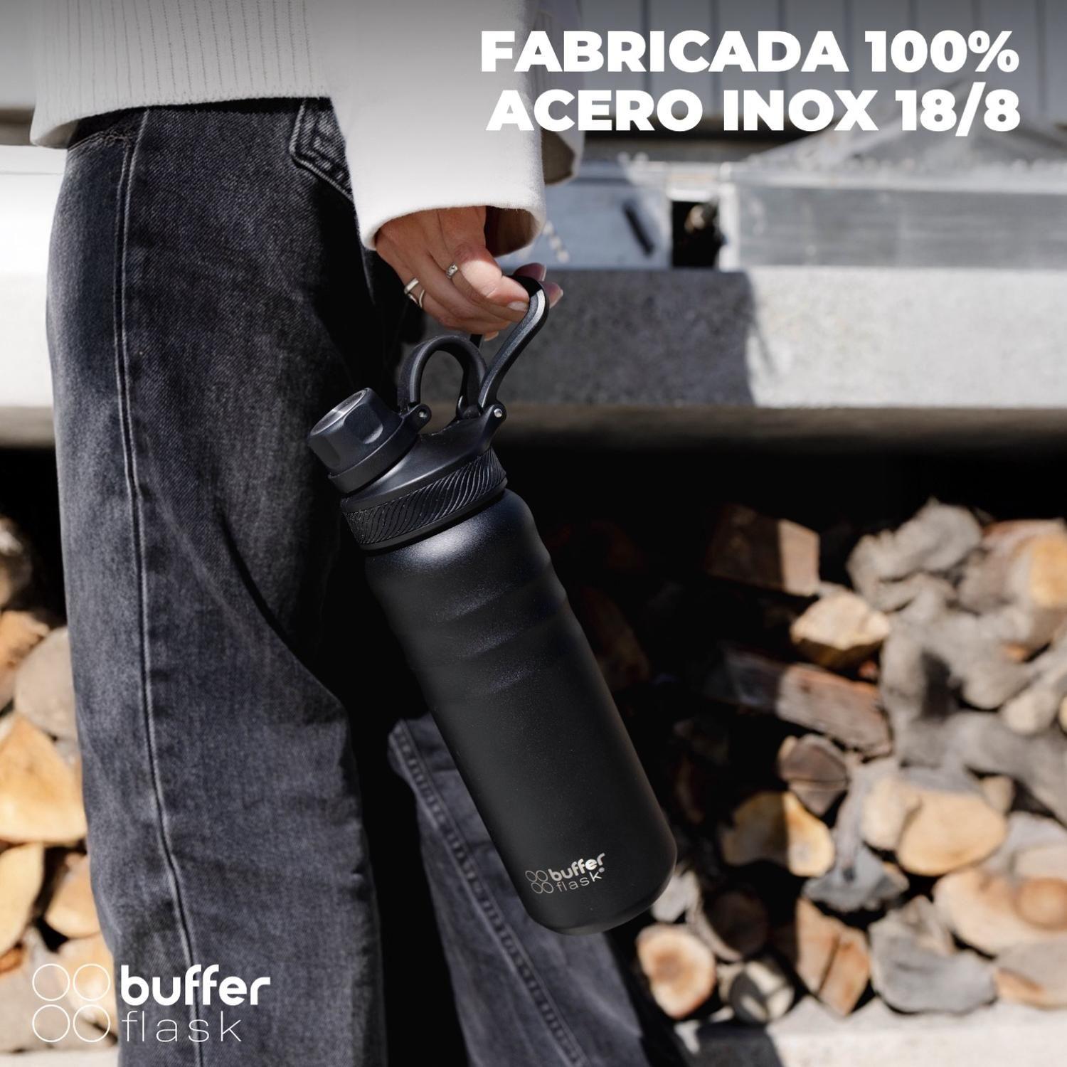 Botella Termica Buffer 700ml Botella Agua Acero Inoxidable-3