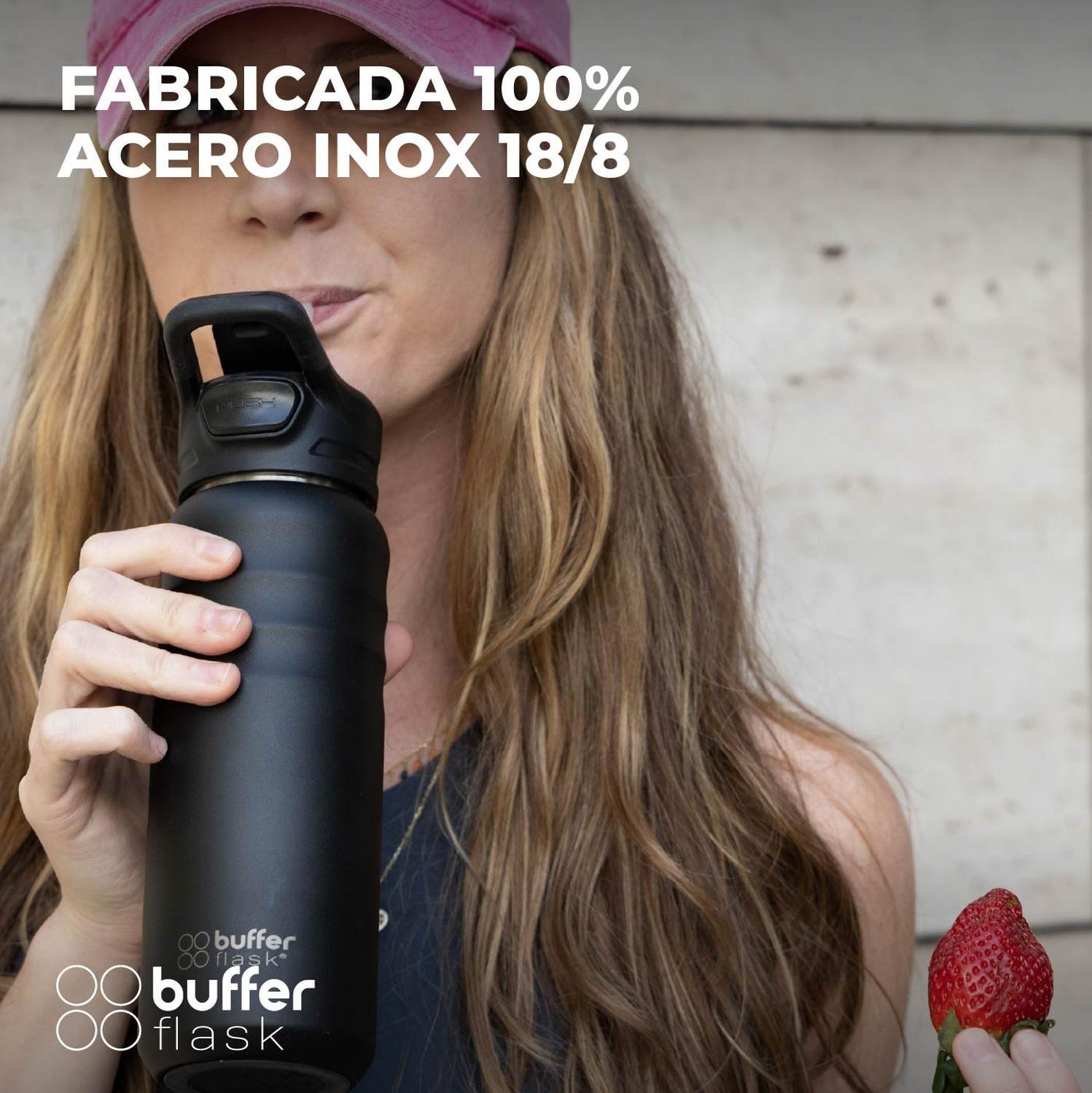 Botella Termica Buffer 700ml Botella Agua Acero Inoxidable-3