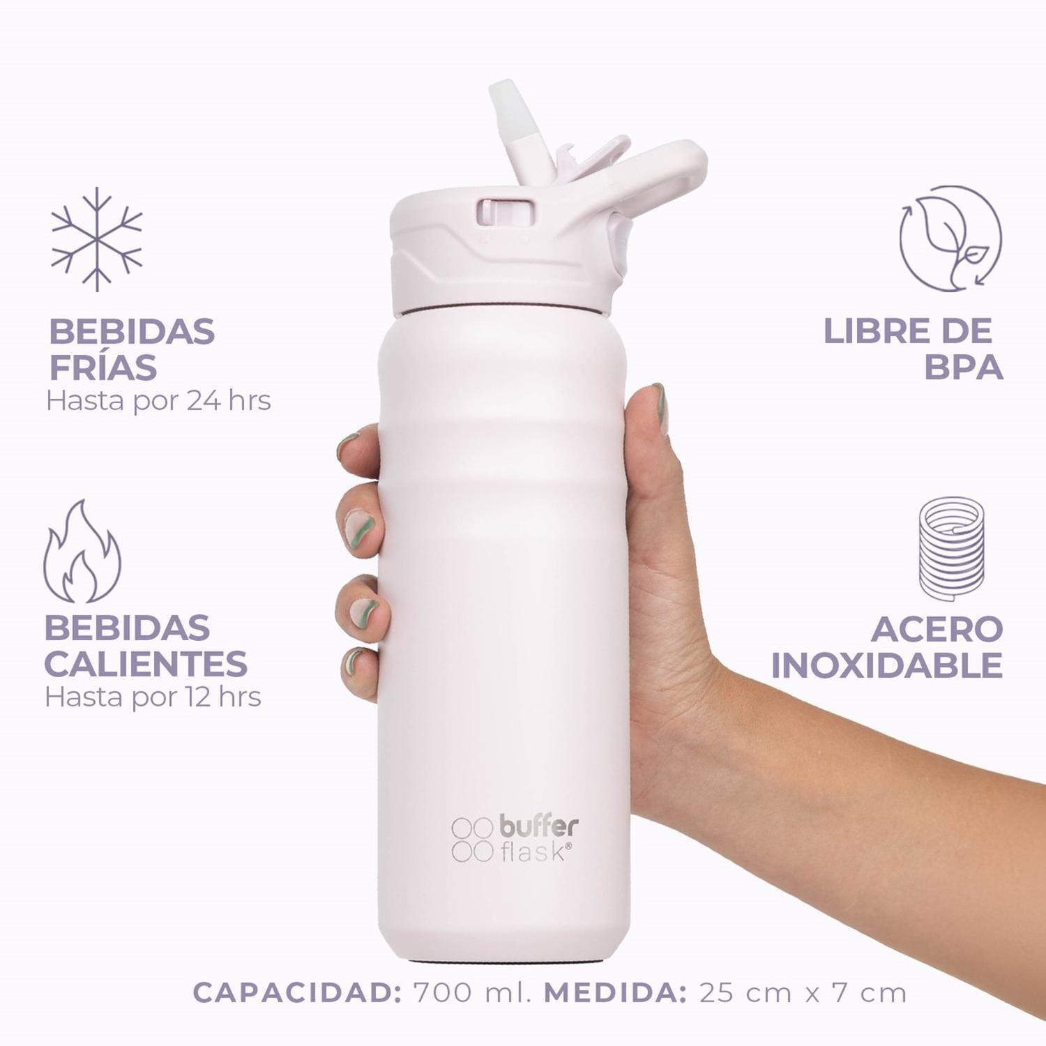 Botella Termica Buffer 700ml Botella Agua Acero Inoxidable-2