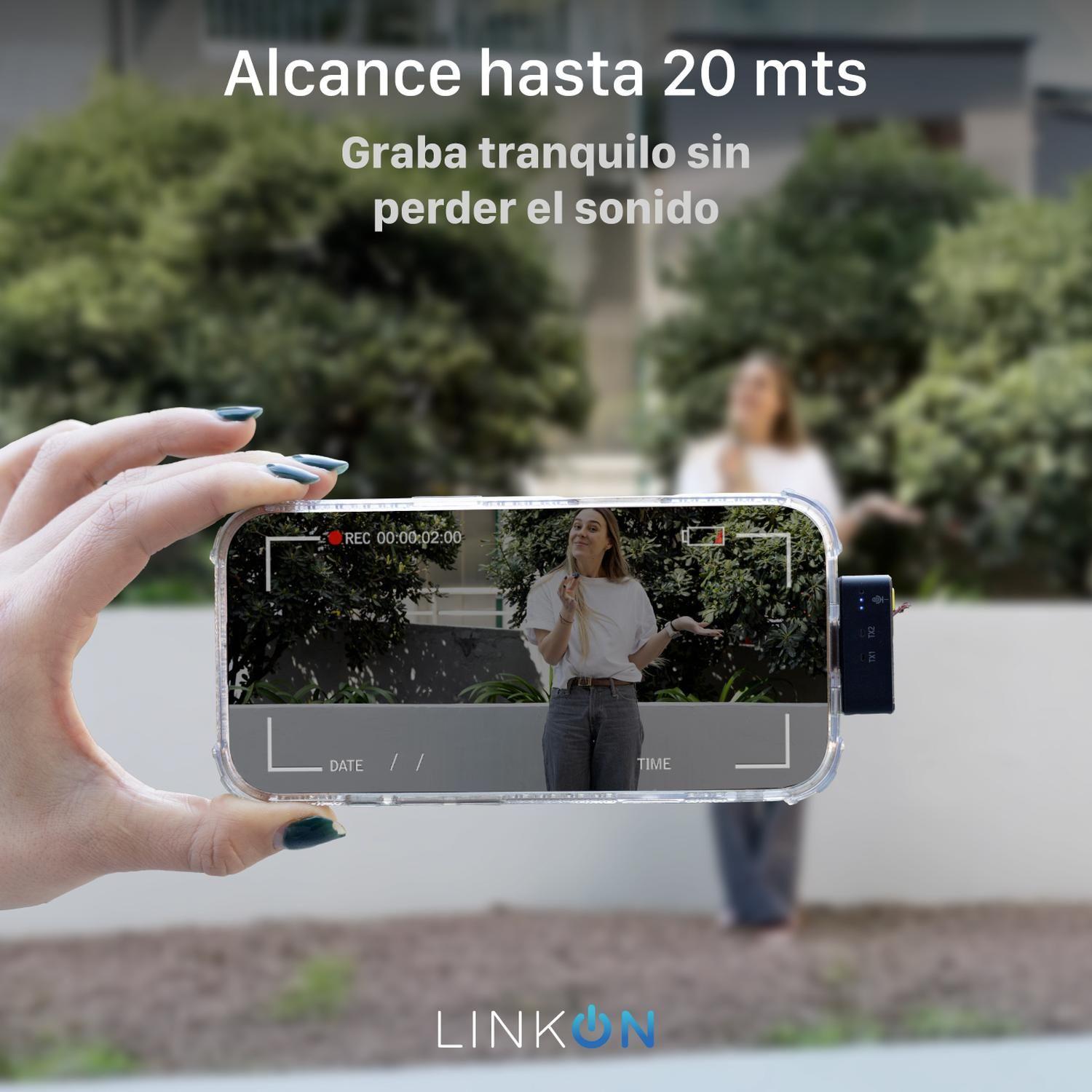 Microfono Inalambrico Linkon Solapa Bateria Larga Duración-7