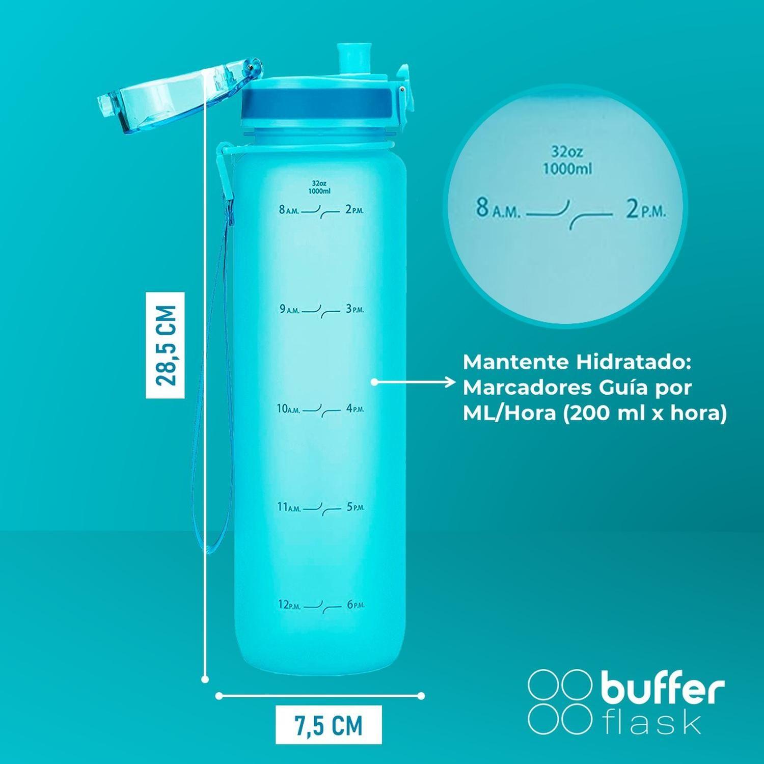Botella Termica Agua 1L Buffer Deporte -4