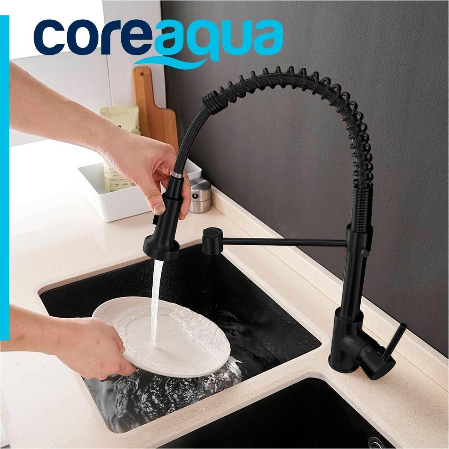 Llave Monomando Lavaplatos Flexible Griferia Niquel-8