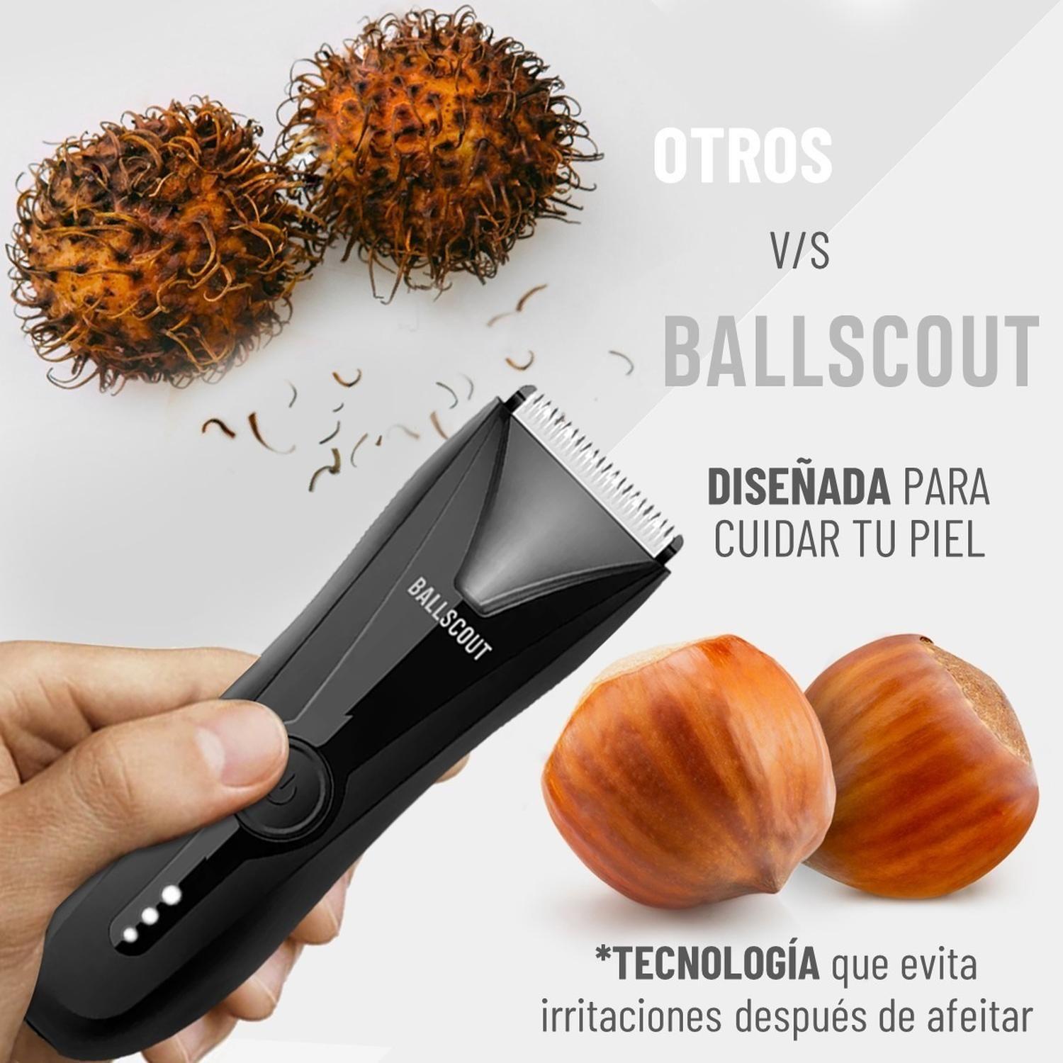 Afeitadora Ballscout Silky Resistente Al Agua Kit Accesorios-6