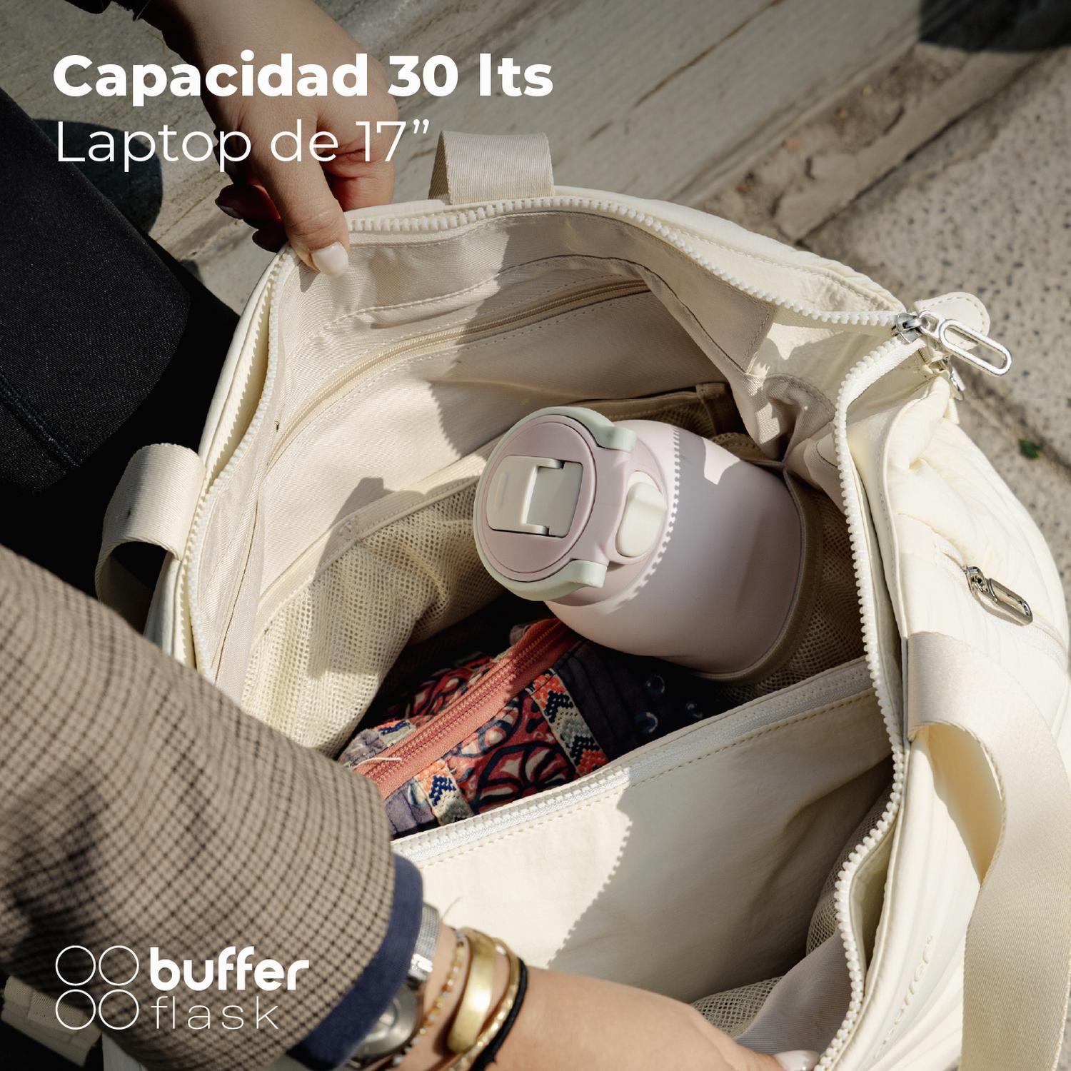 Bolso Tote Bag Cartera Buffer Mujer + Estuche Organizador-2