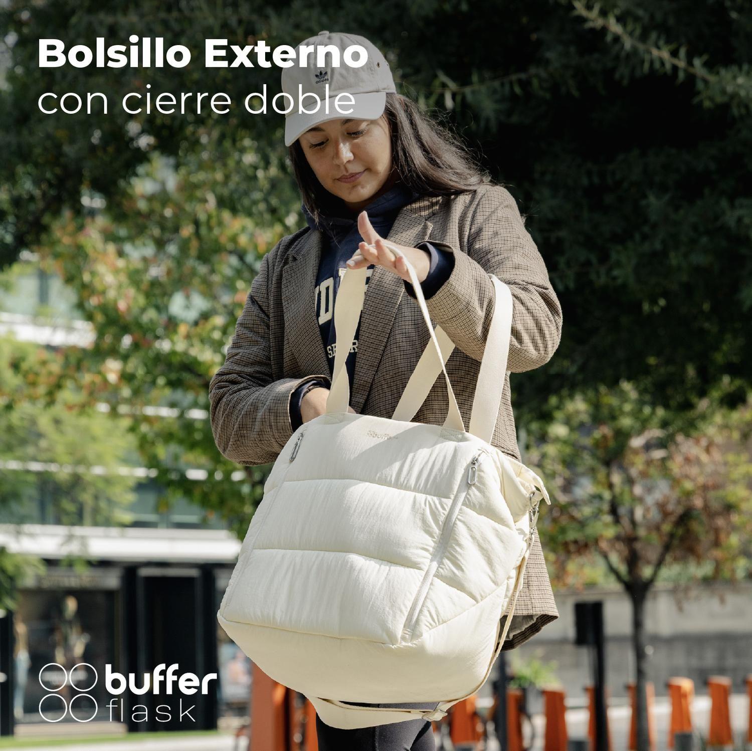 Bolso Tote Bag Cartera Buffer Mujer + Estuche Organizador-6