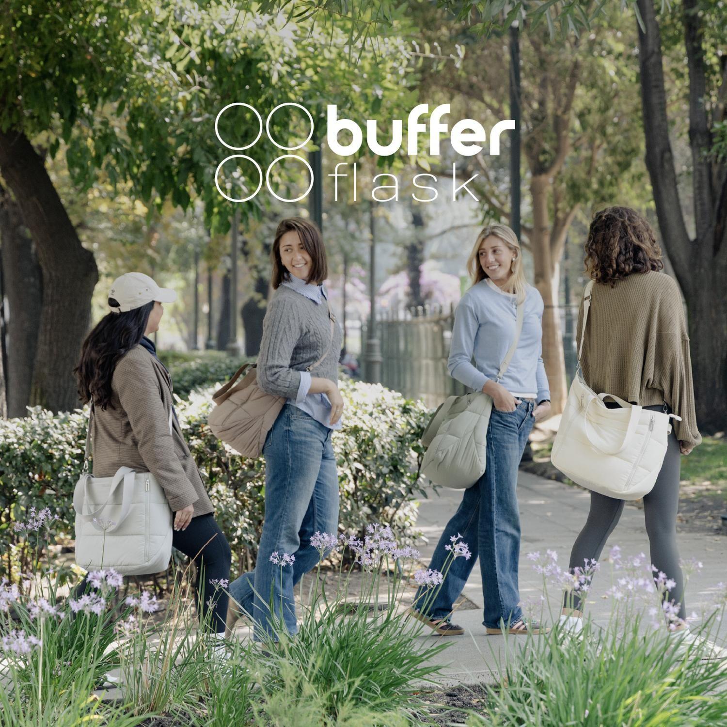 Bolso Tote Bag Cartera Buffer Mujer + Estuche Organizador-9