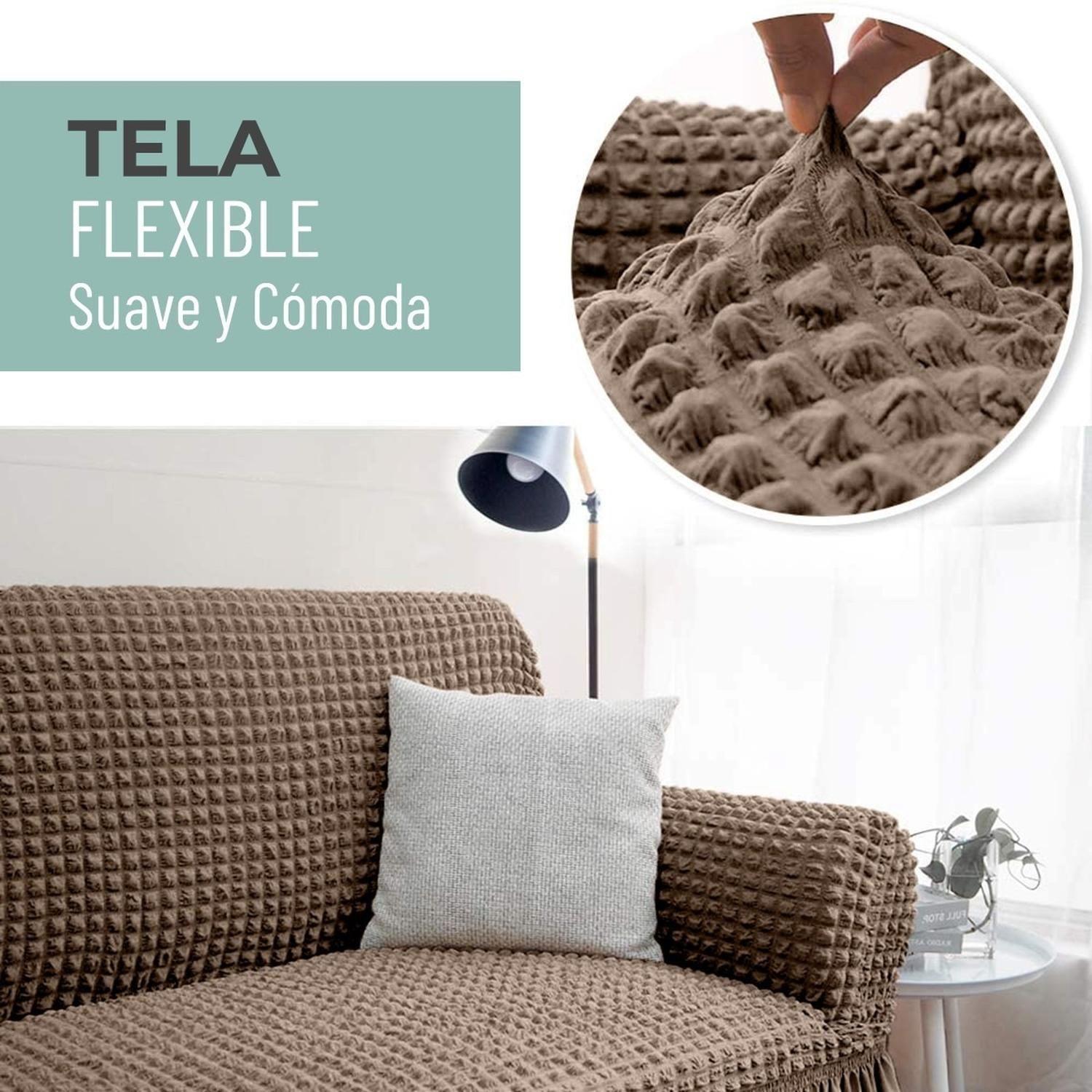 Funda Sofa Elastica Protector Cubre Sillon Turco 3 Cuerpos-1