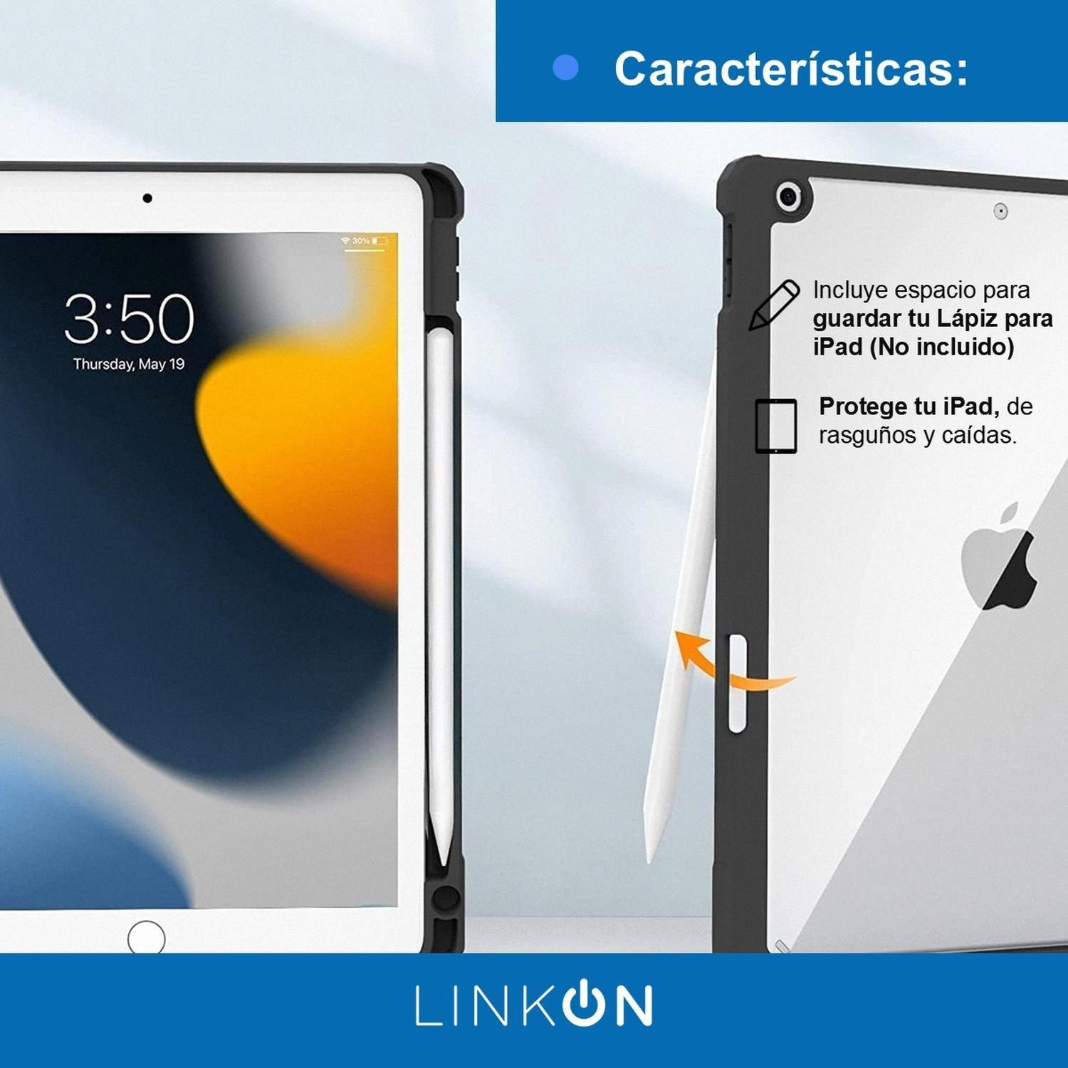 Funda Carcasa para Ipad Linkon Espacio Lapiz 10.2"-2