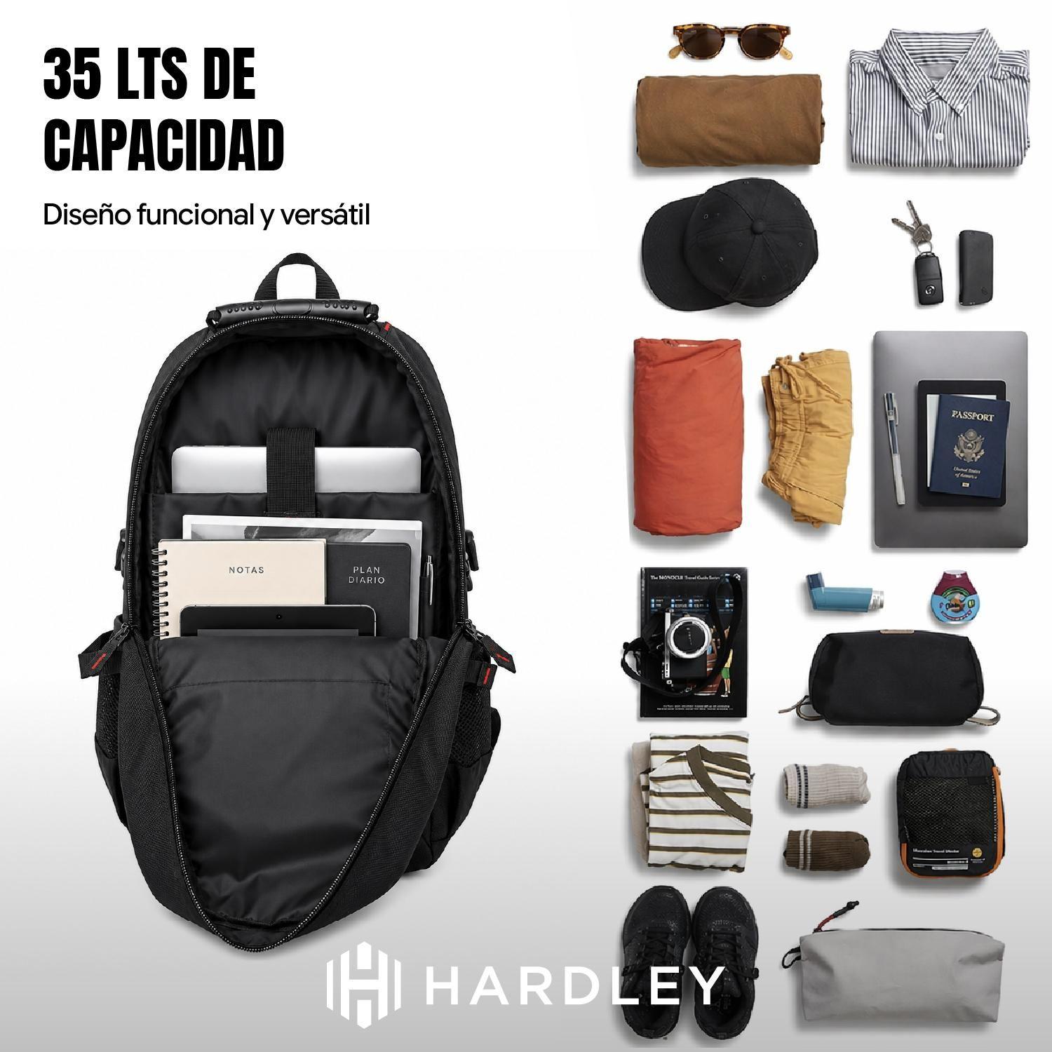 Mochila Notebook Outdoor Hardley Impermeable Nylon Balistico-7