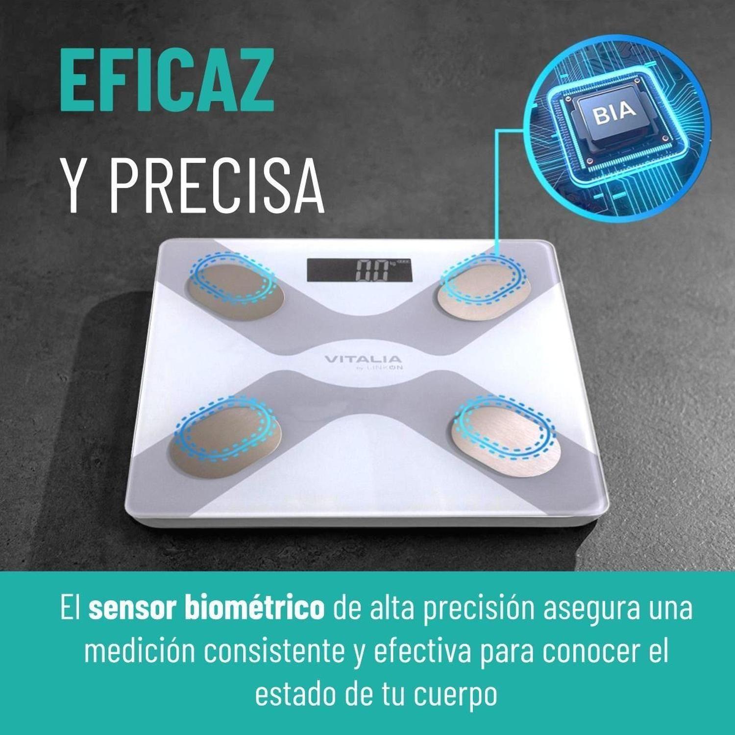 Pesa Balanza Digital Inteligente Bascula Baño Bluetooth App-3