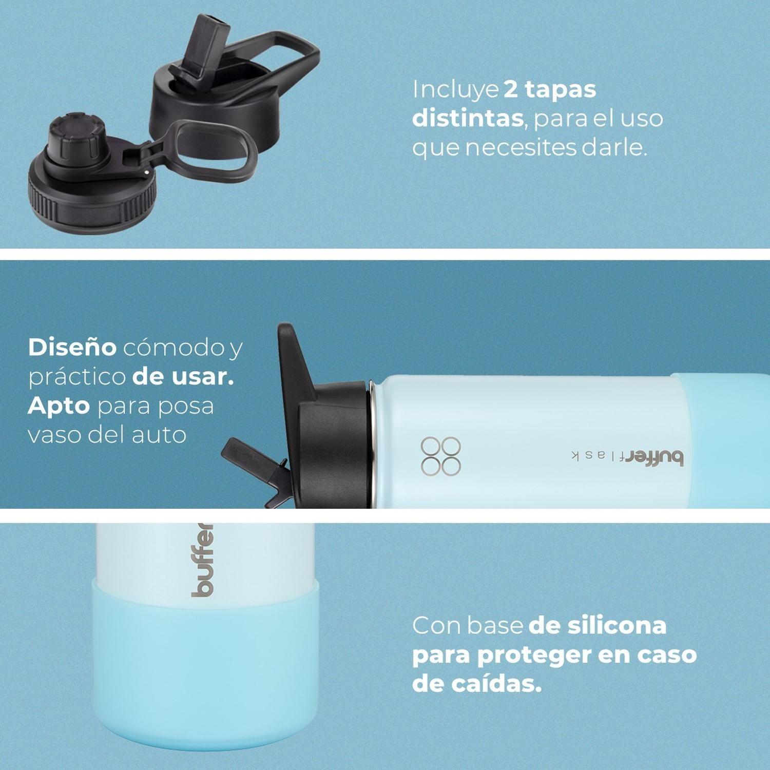Botella Termica Agua Termica Niños Buffer Acero Inoxidable-3