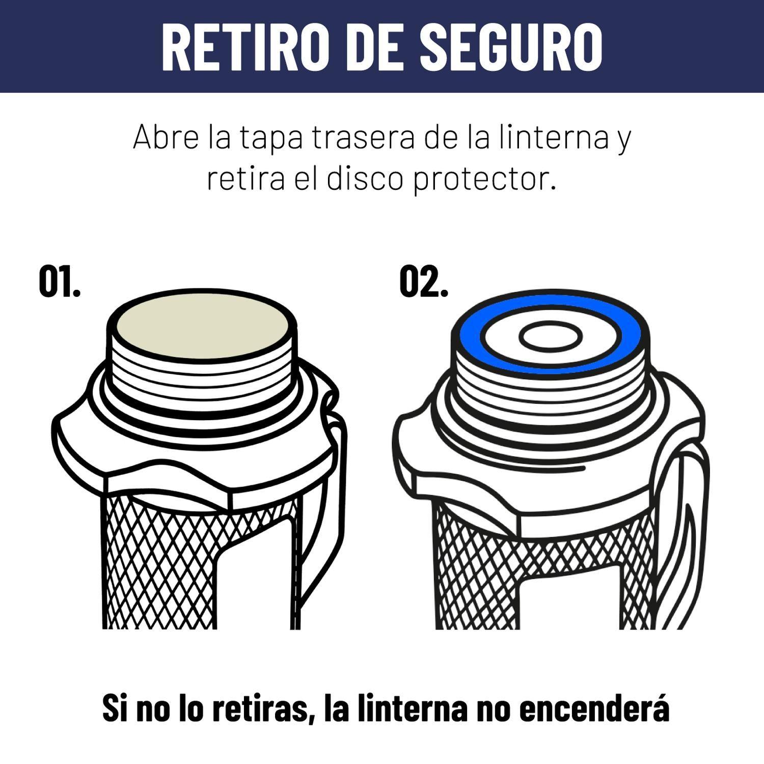 Linterna Led Tactica Maxwell Recargable USB Impermeable-8