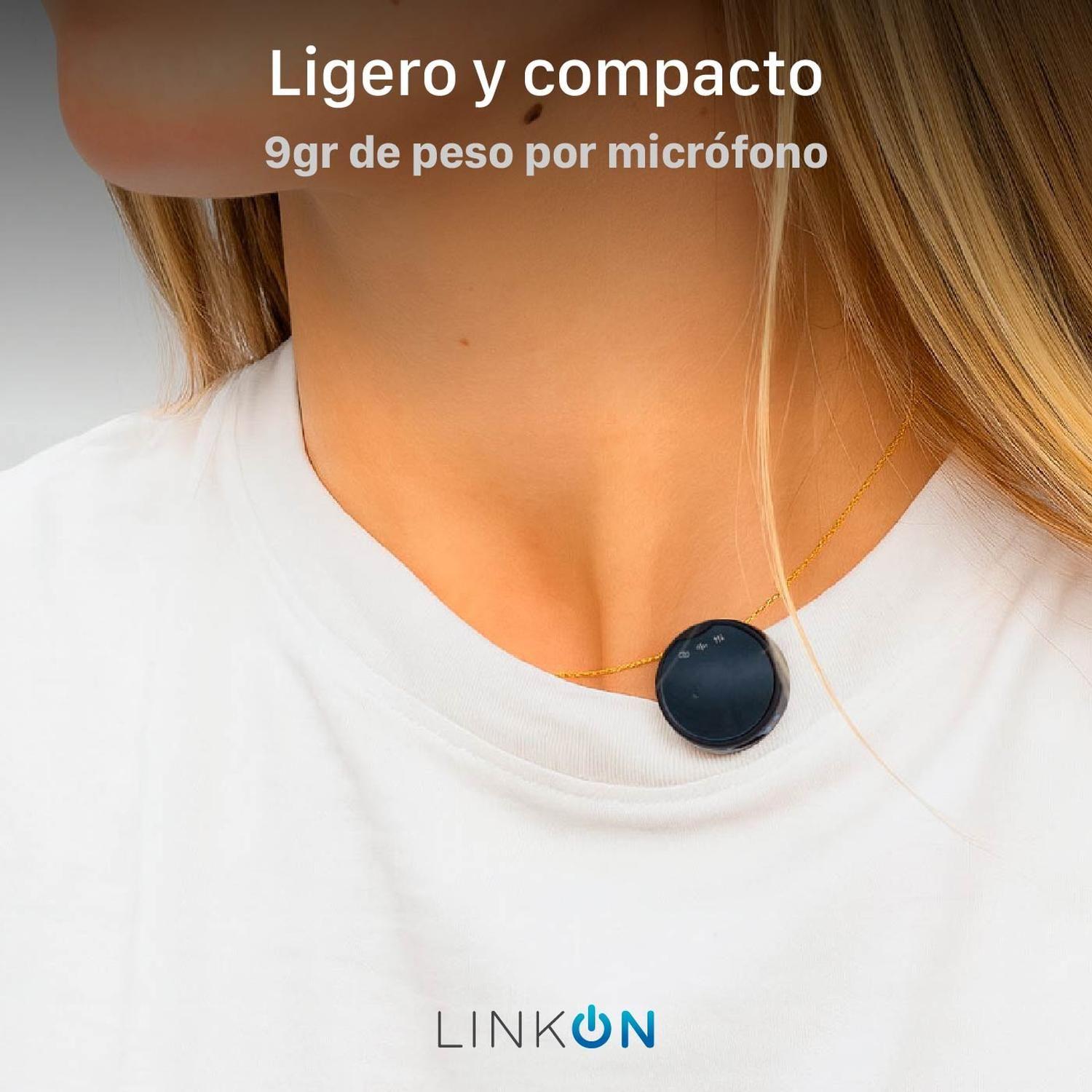 Microfono Inalambrico Tipo Solapa Lavalier Linkon + Estuche-7