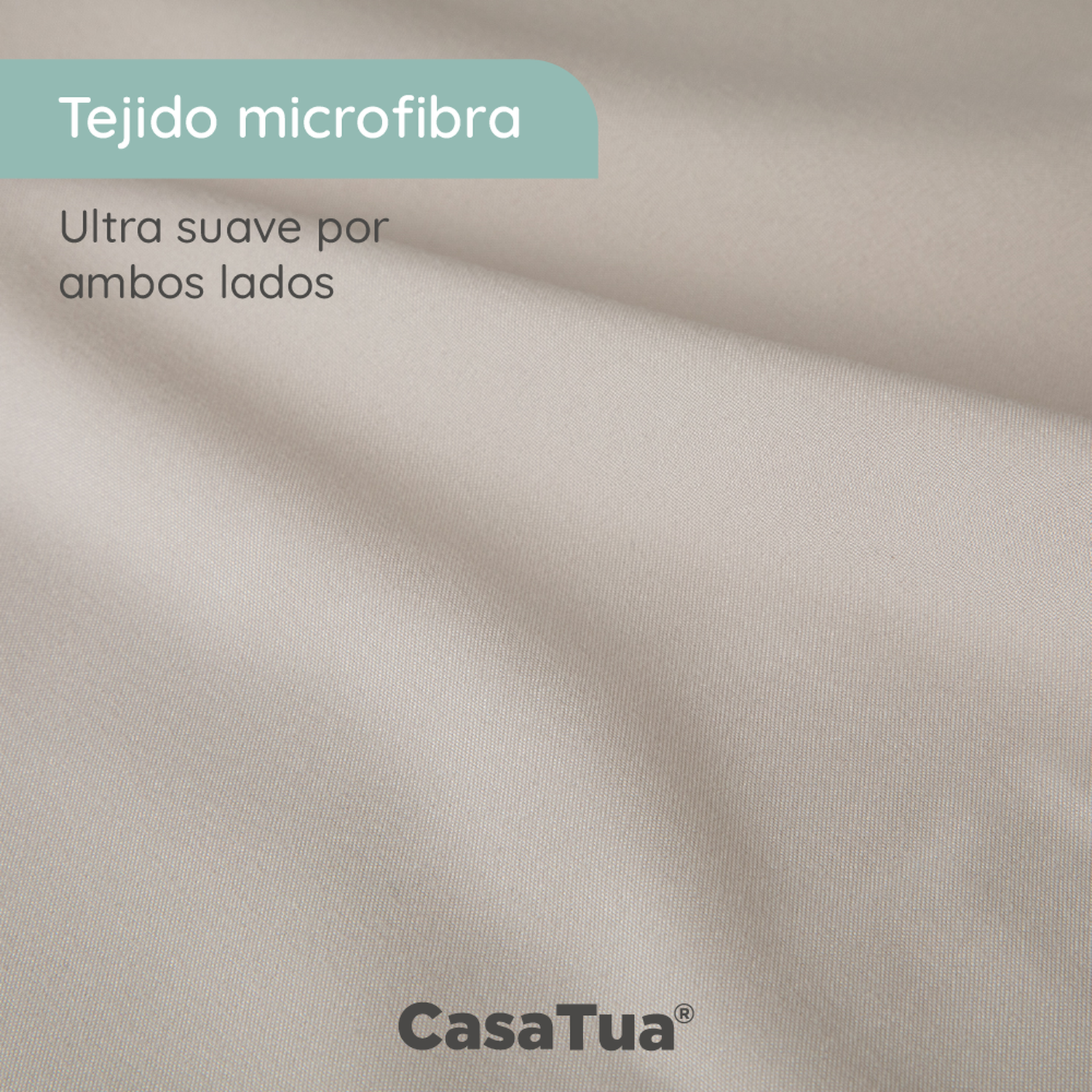 Sabanas Hotel Suave 1800 Casatua + 1 Funda Almohada 2 Plazas-3