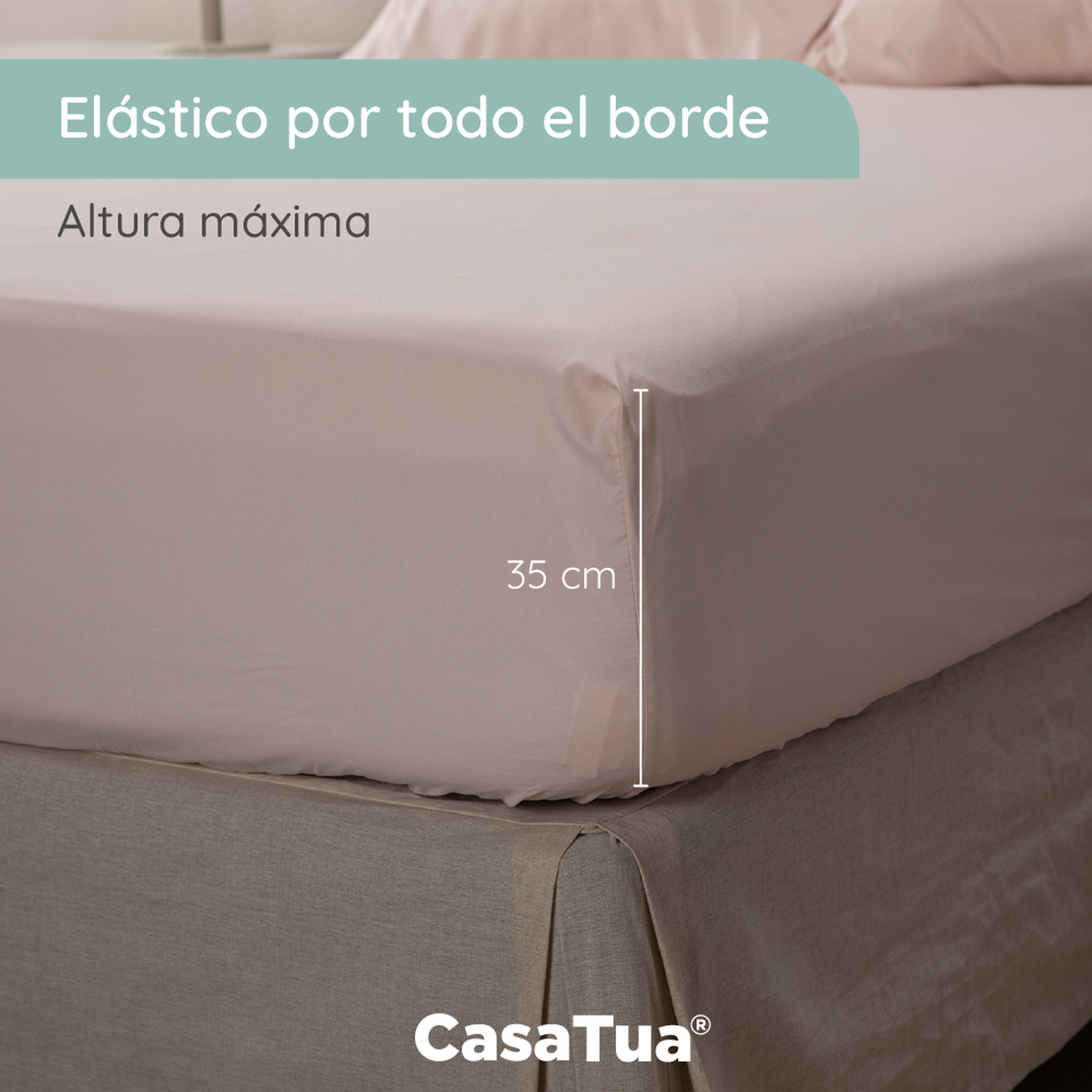 Sabanas Hotel Suave 1800 Casatua + 1 Funda Almohada Súper King-4