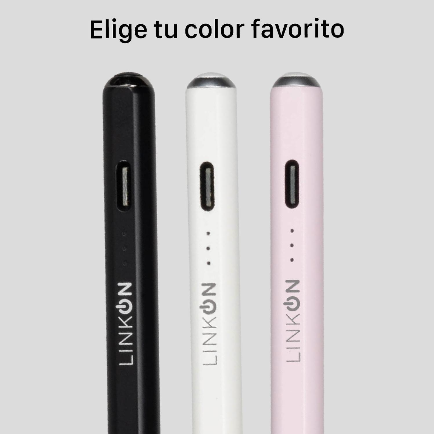 Lapiz Pencil Stylus Tactil Optico Linkon Para iPad Apple Rosado-9