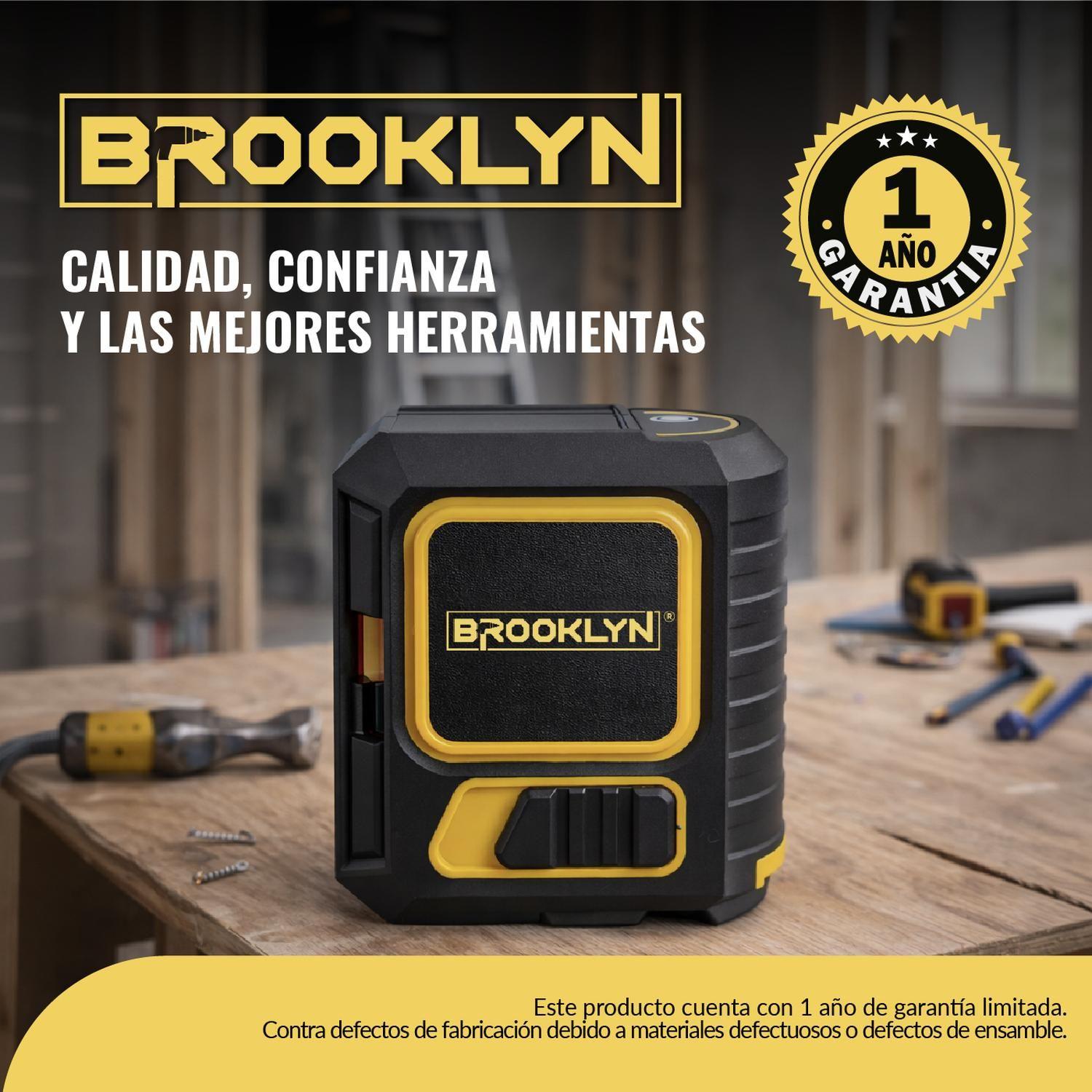 Nivel Laser Verde Autonivelante Cruz Brooklyn Base Magnética-7