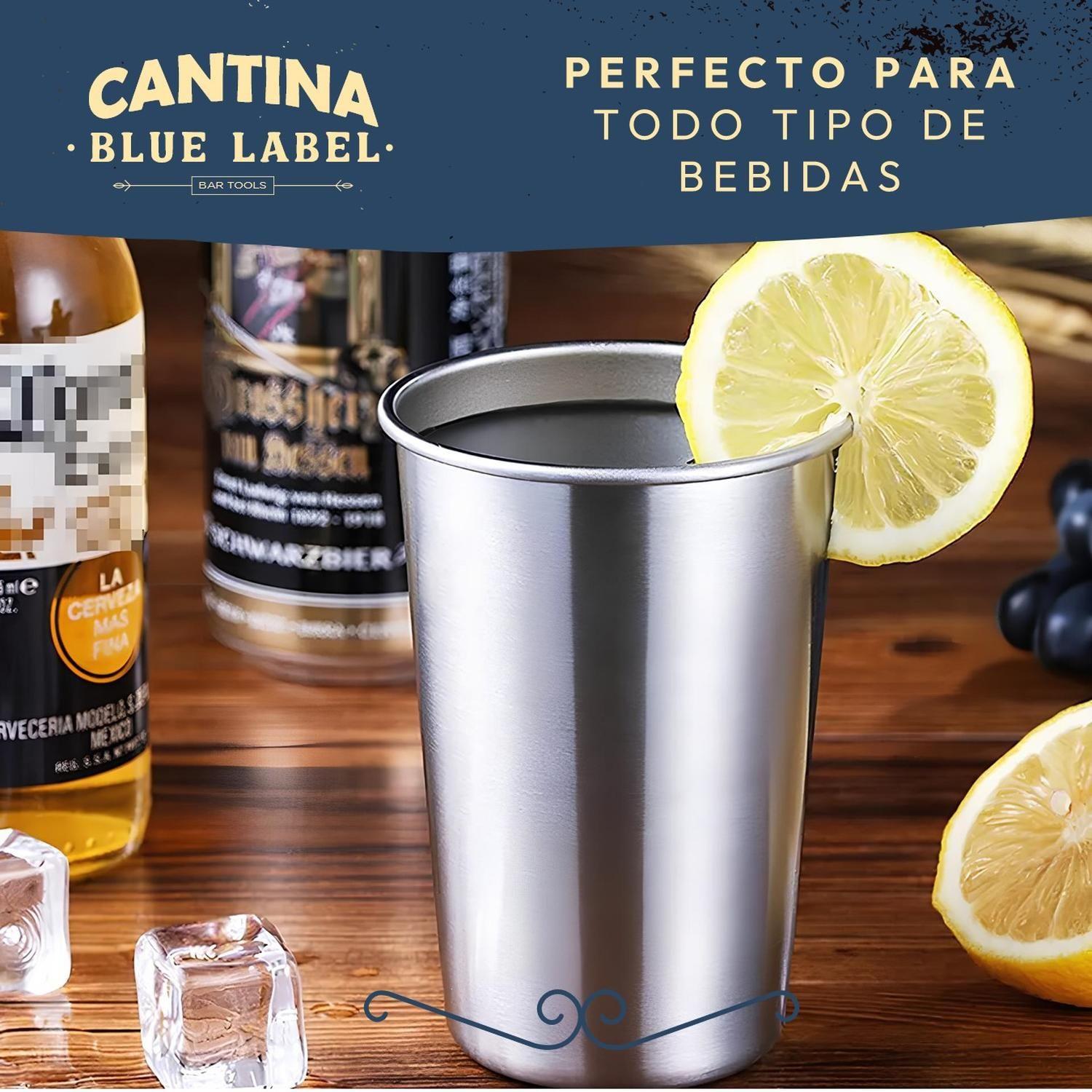 Vasos Acero Inoxidable Alta Calidad para Frio y Calor Set x4-5