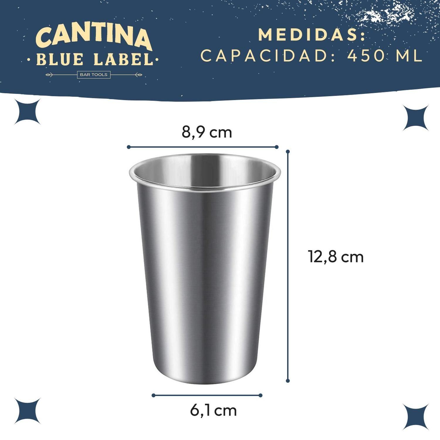 Vasos Acero Inoxidable Alta Calidad para Frio y Calor Set x4-6