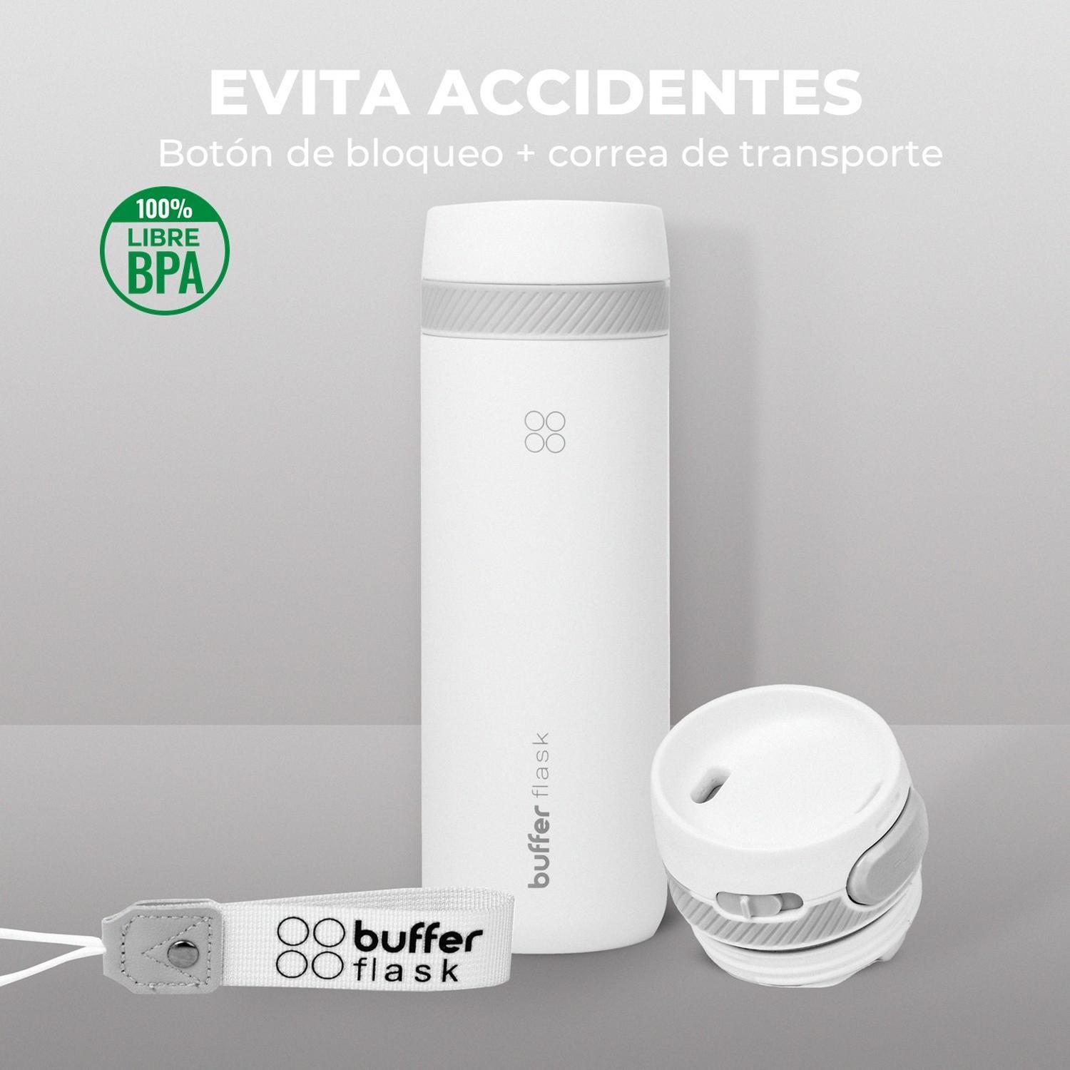 Termo Mug Para Cafe Vaso Termico Mug Buffer 600 ml Sellable blanco-2