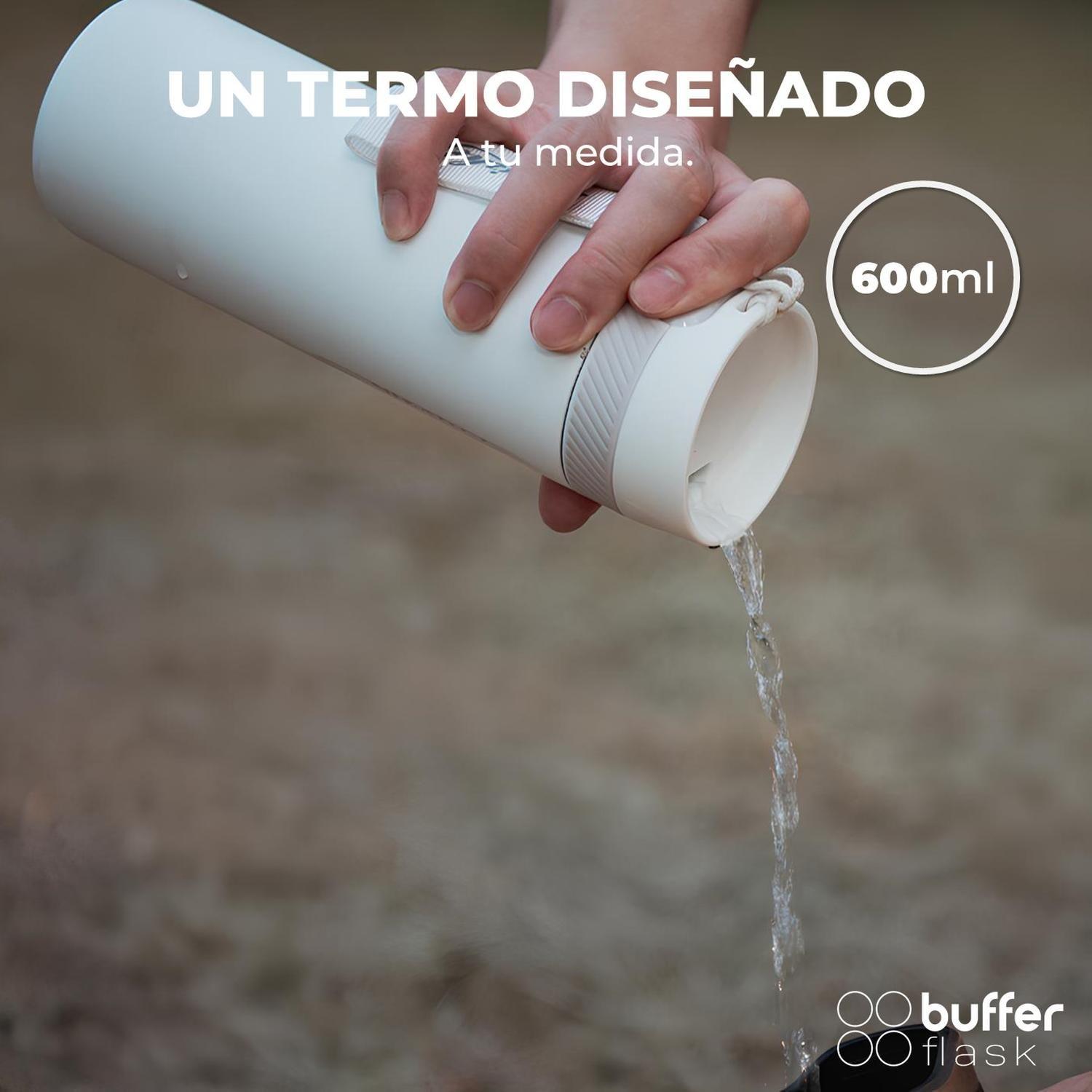 Termo Mug Para Cafe Vaso Termico Mug Buffer 600 ml Sellable blanco-4