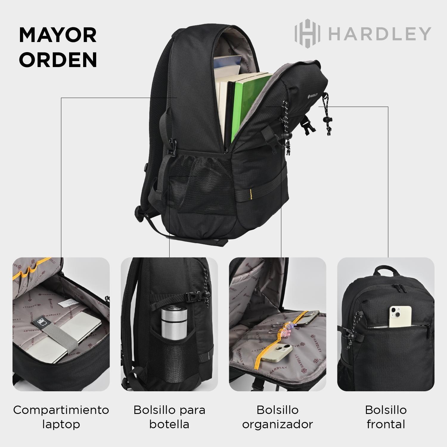 Mochila de Viaje Notebook Multiuso Hardley Impermeable 25 Lt-5
