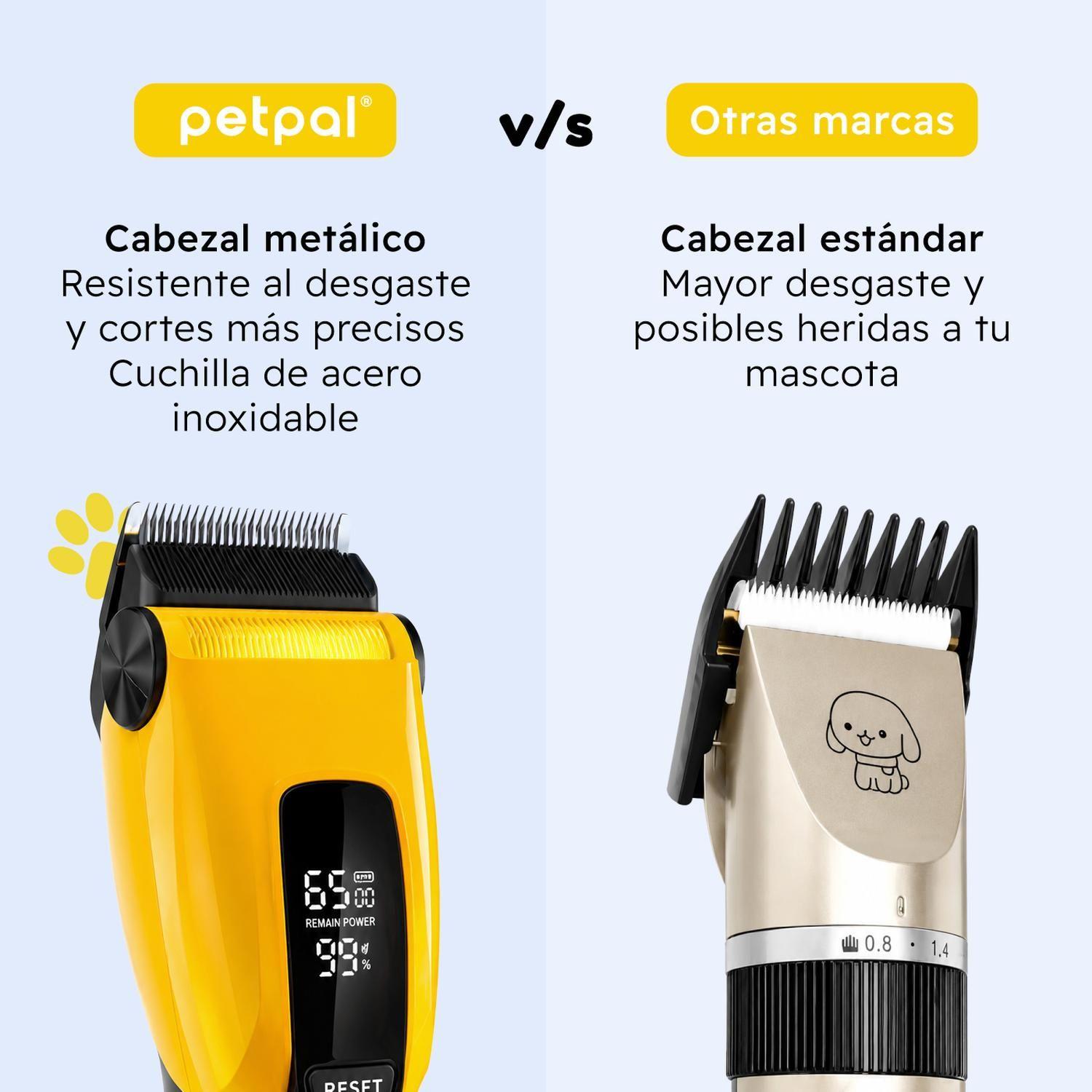 Máquina Cortar Pelo Perro Profesional Petpal Recortadora USB-6