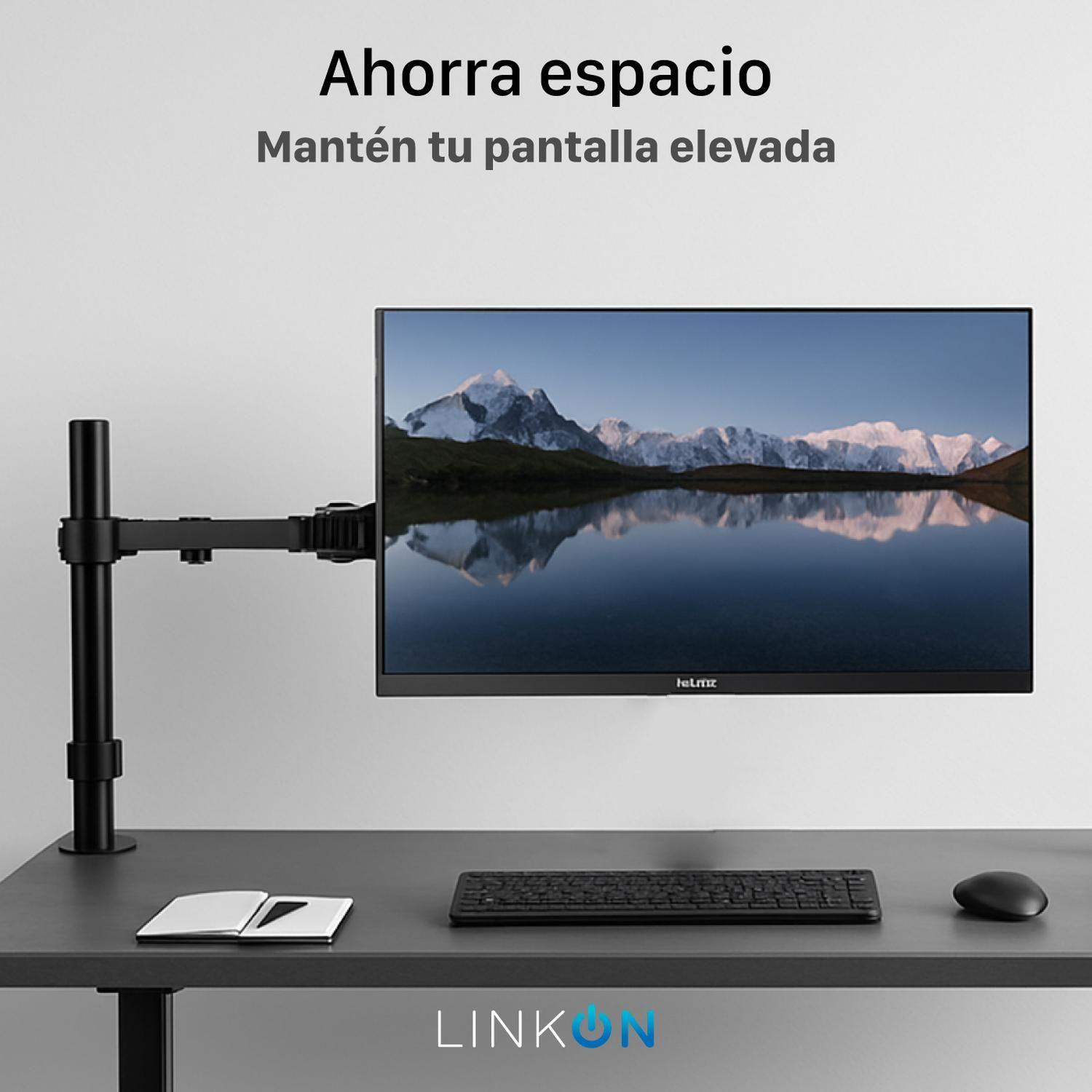 Soporte Brazo Para Monitor Vertical De Escritorio Linkon-3