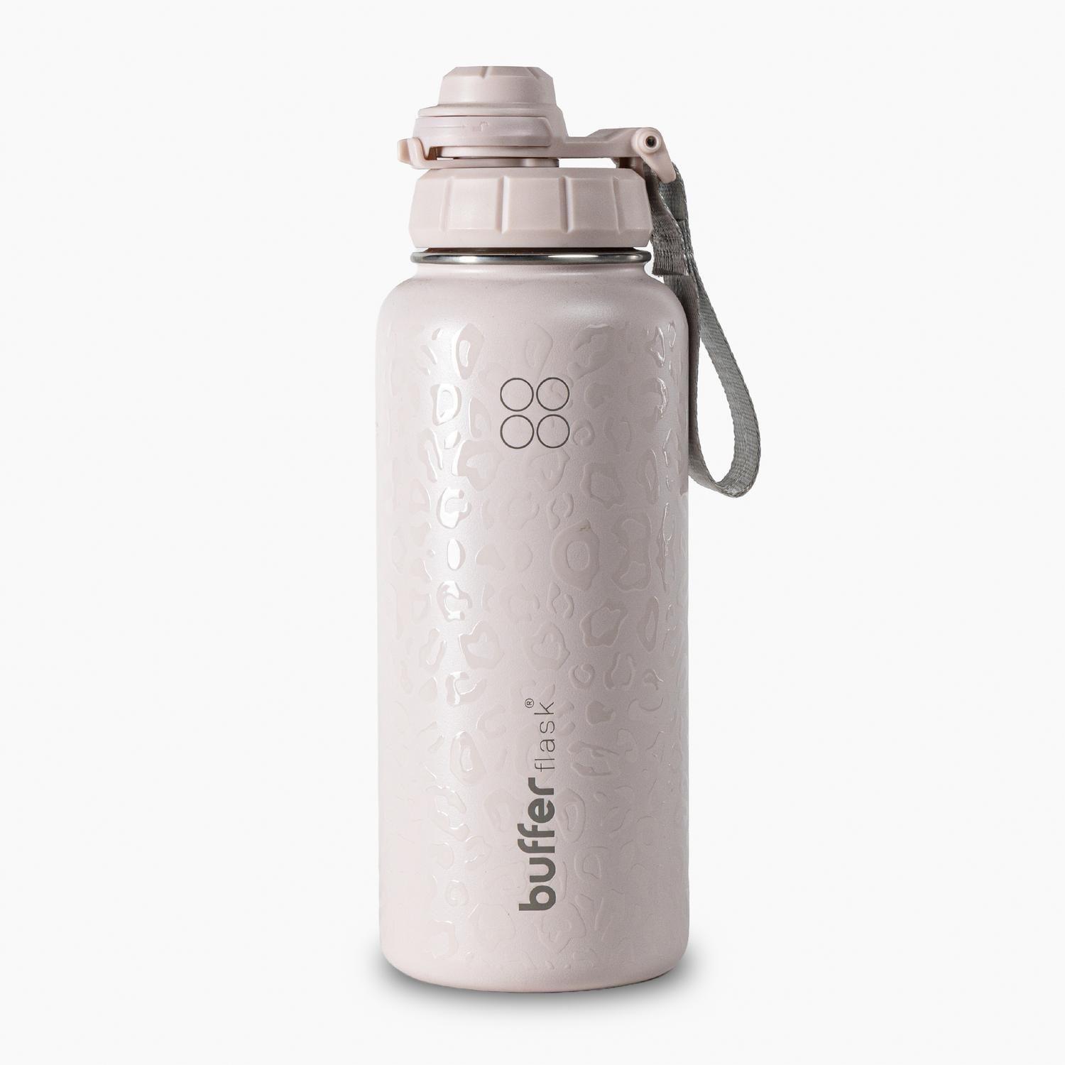 Botella Termica de Agua Acero Inox Buffer + Tapas 1L-0