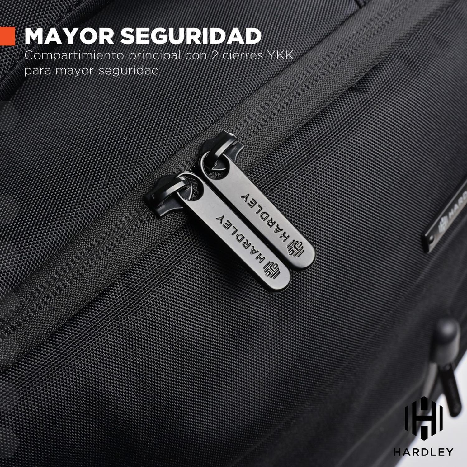 Mochila para Viaje Cabina Hardley Impermeable 28L Ajustable-7