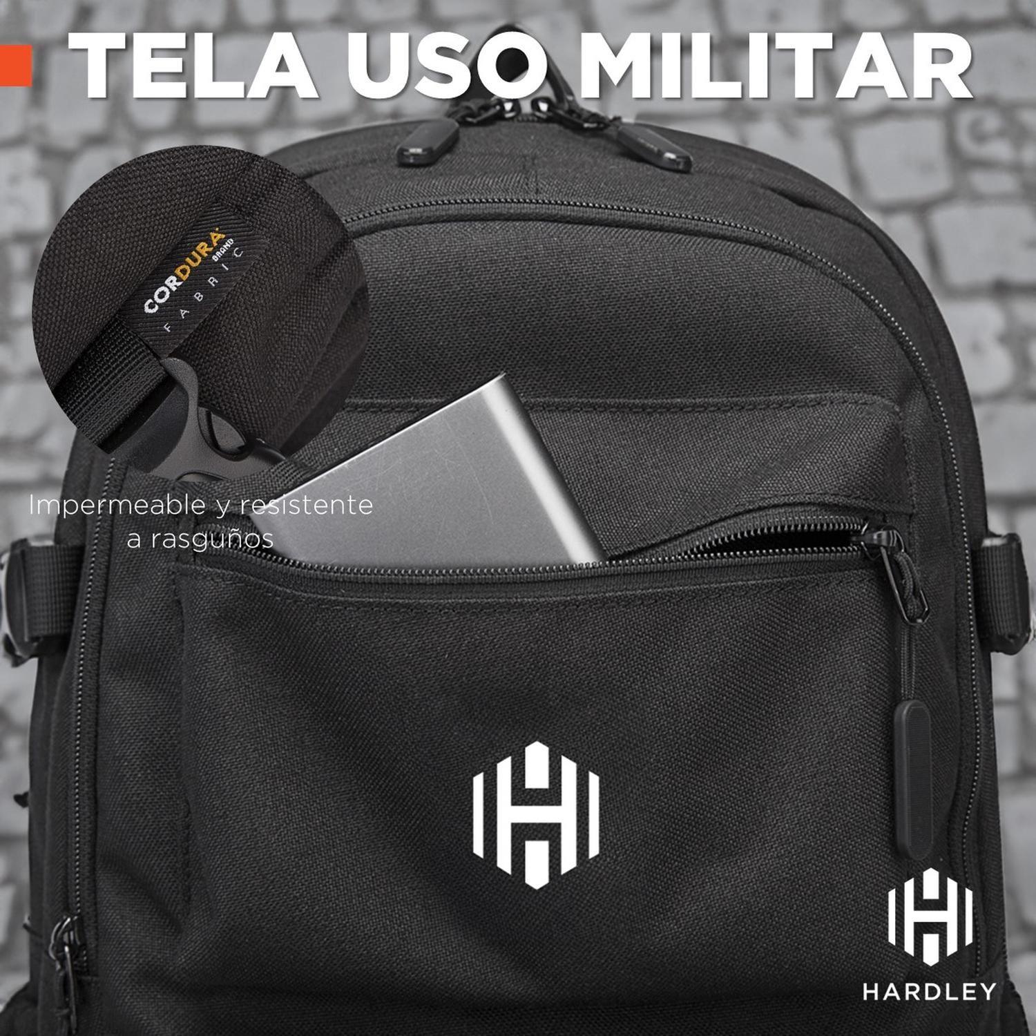Mochila Notebook Antirrobo Impermeable Hardley Urbana-5