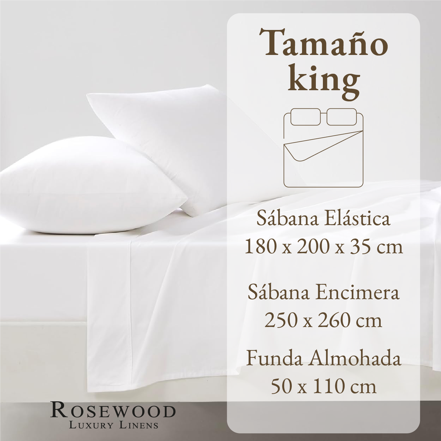 Sabanas 250 Hilos Rosewood King + funda-7