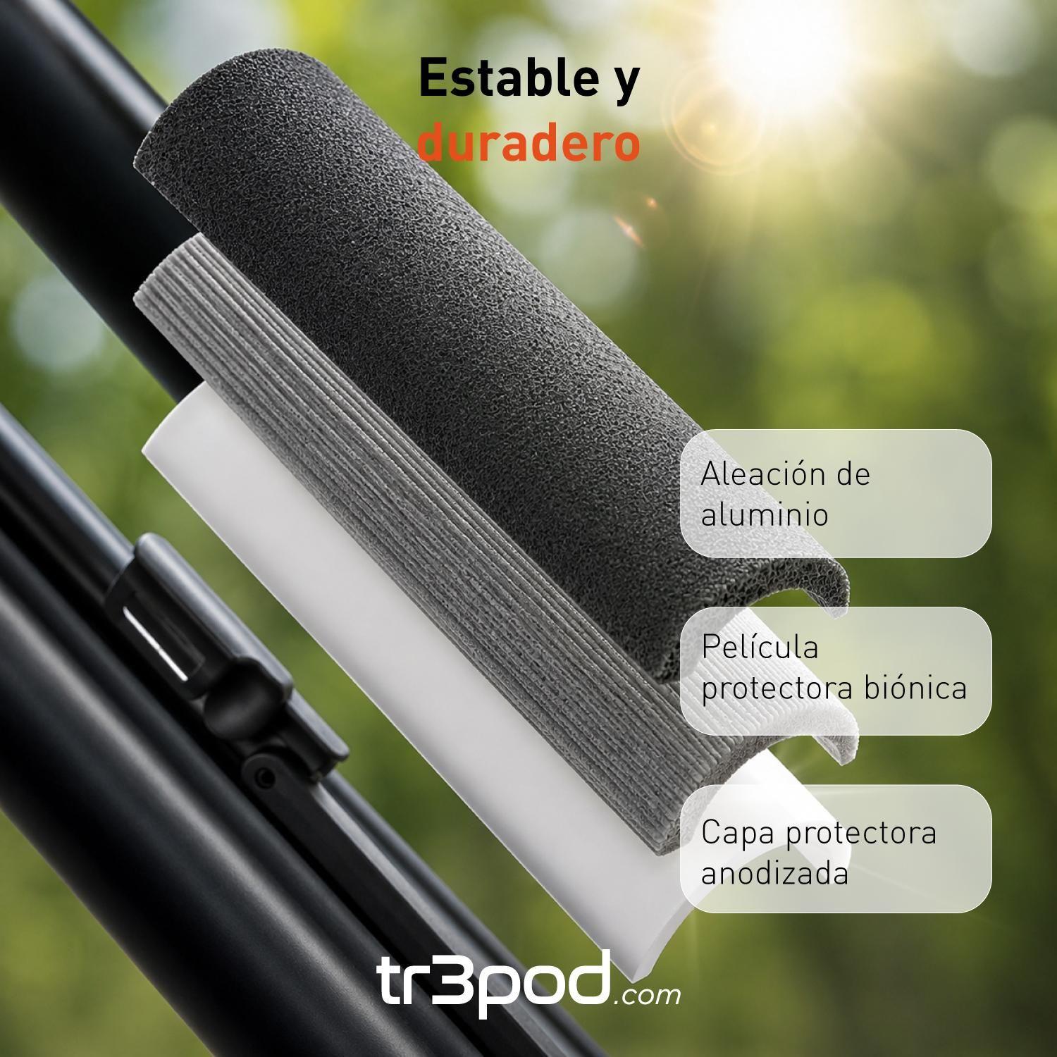 Tripode Celular Camara 360 Tr3pod Aluminio Plegable +Control-6