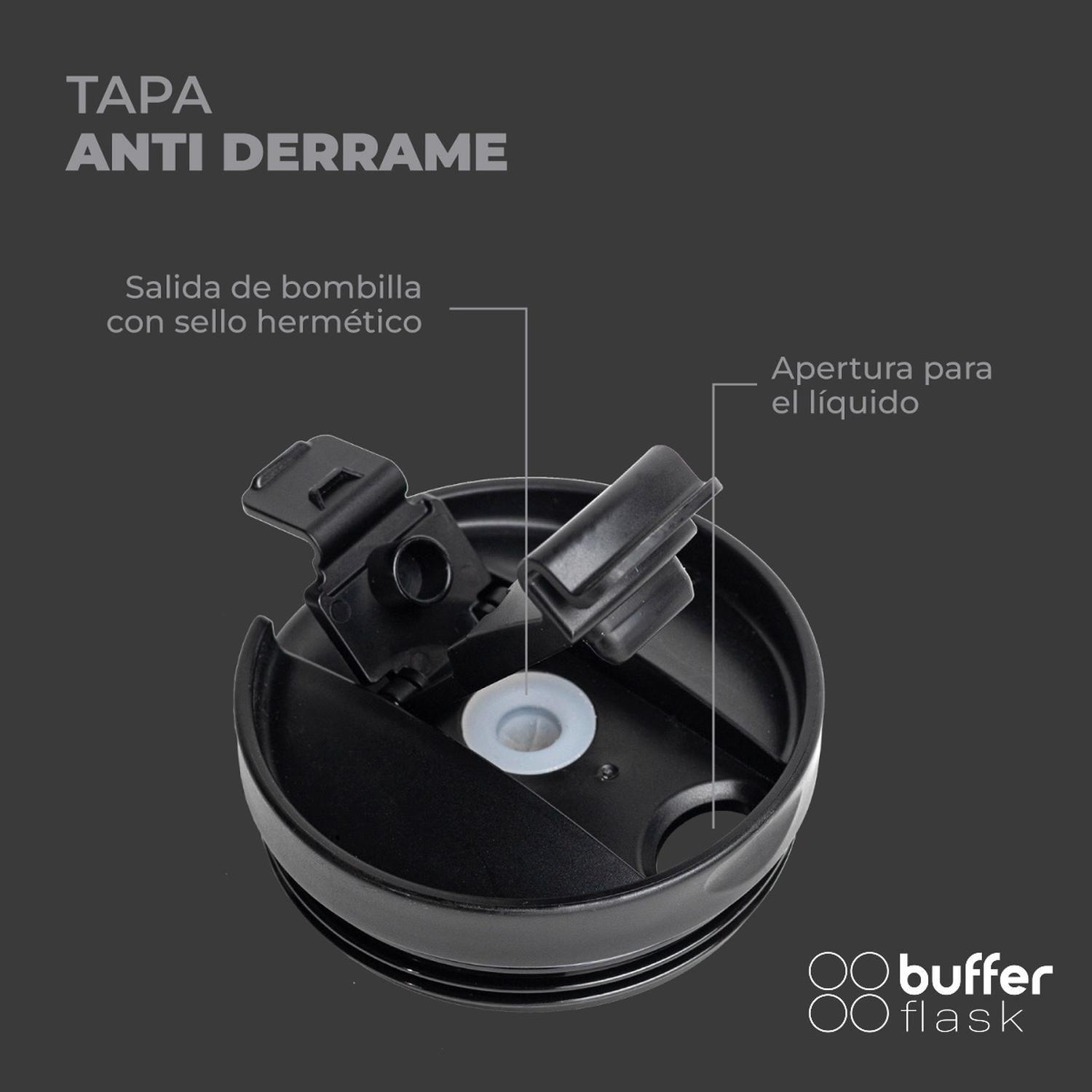 Tapa para Vaso Termico Mug Buffer 1,2 Lt Acero Inoxidable Frio Y Calor Bora Bora 3-4