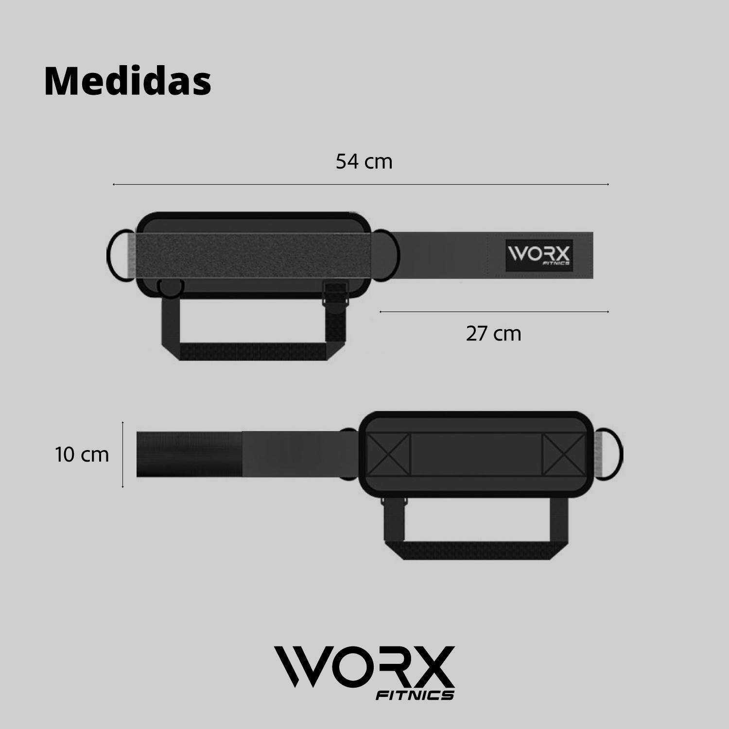 Tobillera Para Polea Correa Worx Gym Gimnasio Gluteos-6