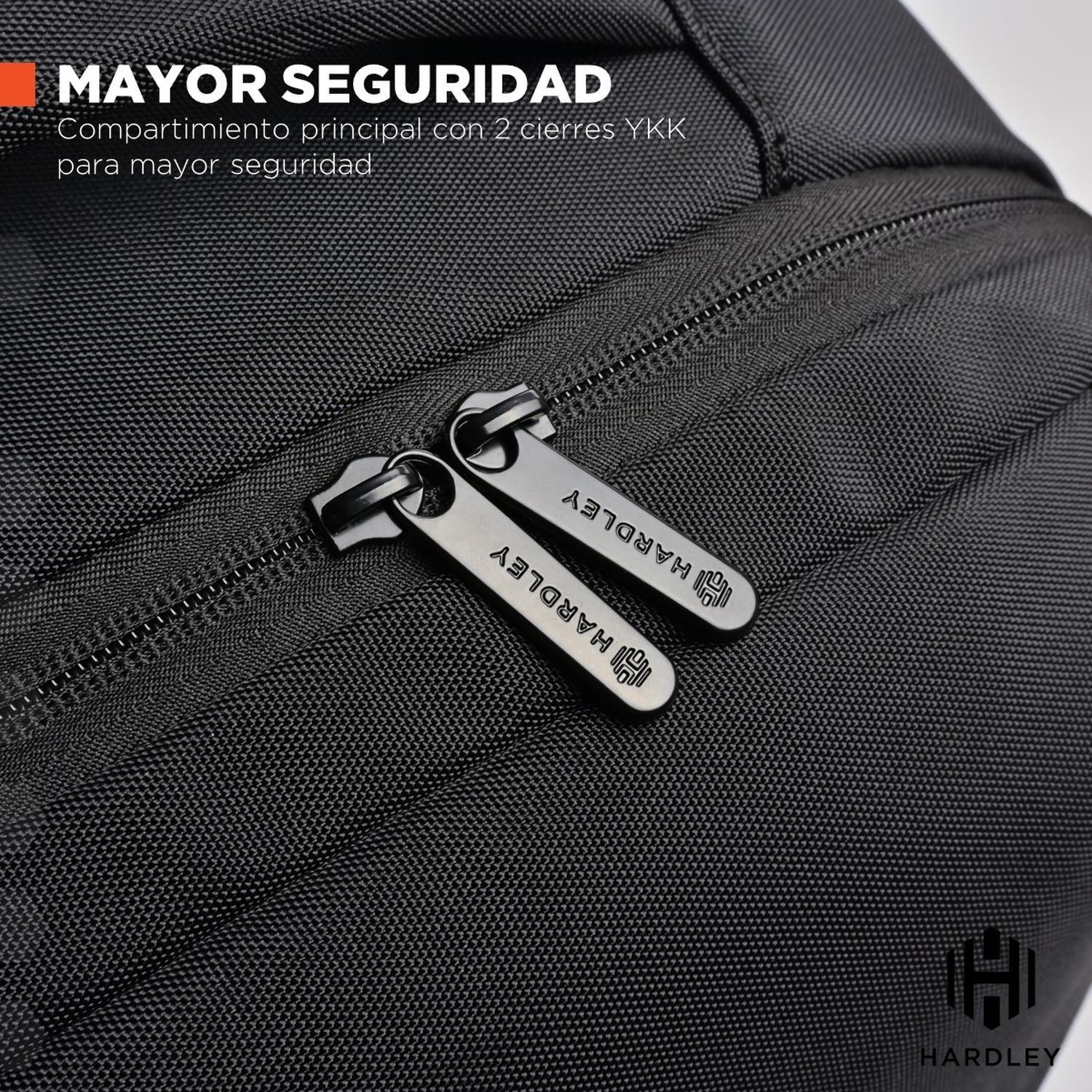 Mochila para Notebook y Viaje Hardley Impermeable Antirrobo-7