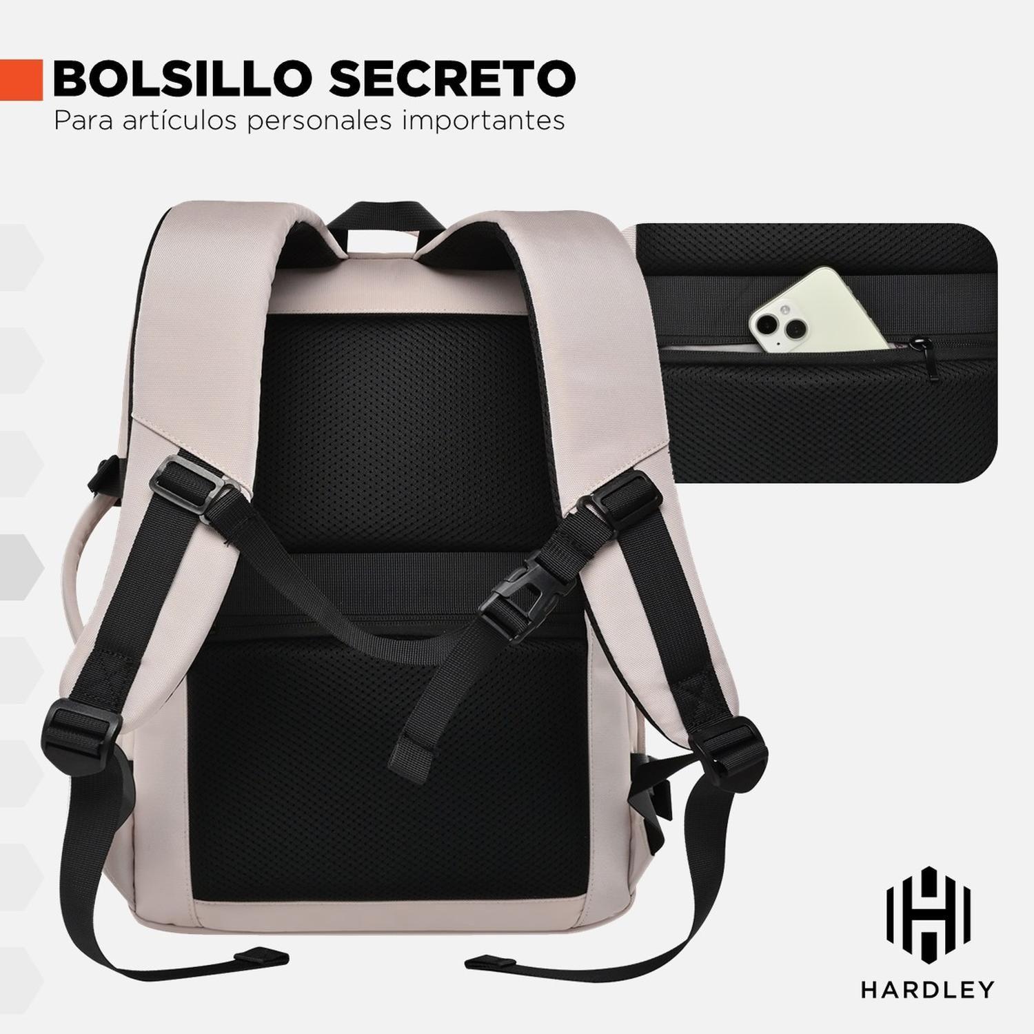Mochila para Notebook y Viaje Hardley Impermeable Antirrobo-5