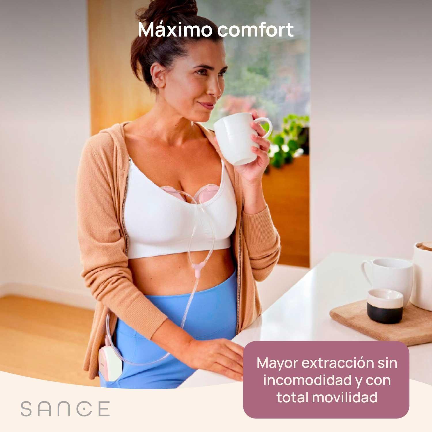 Extractor Leche Electrico Doble Sance Saca Leche Inalambrico-9