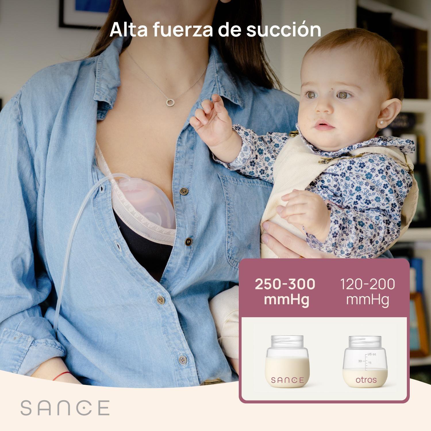 Extractor Leche Electrico Doble Sance Saca Leche Inalambrico-9