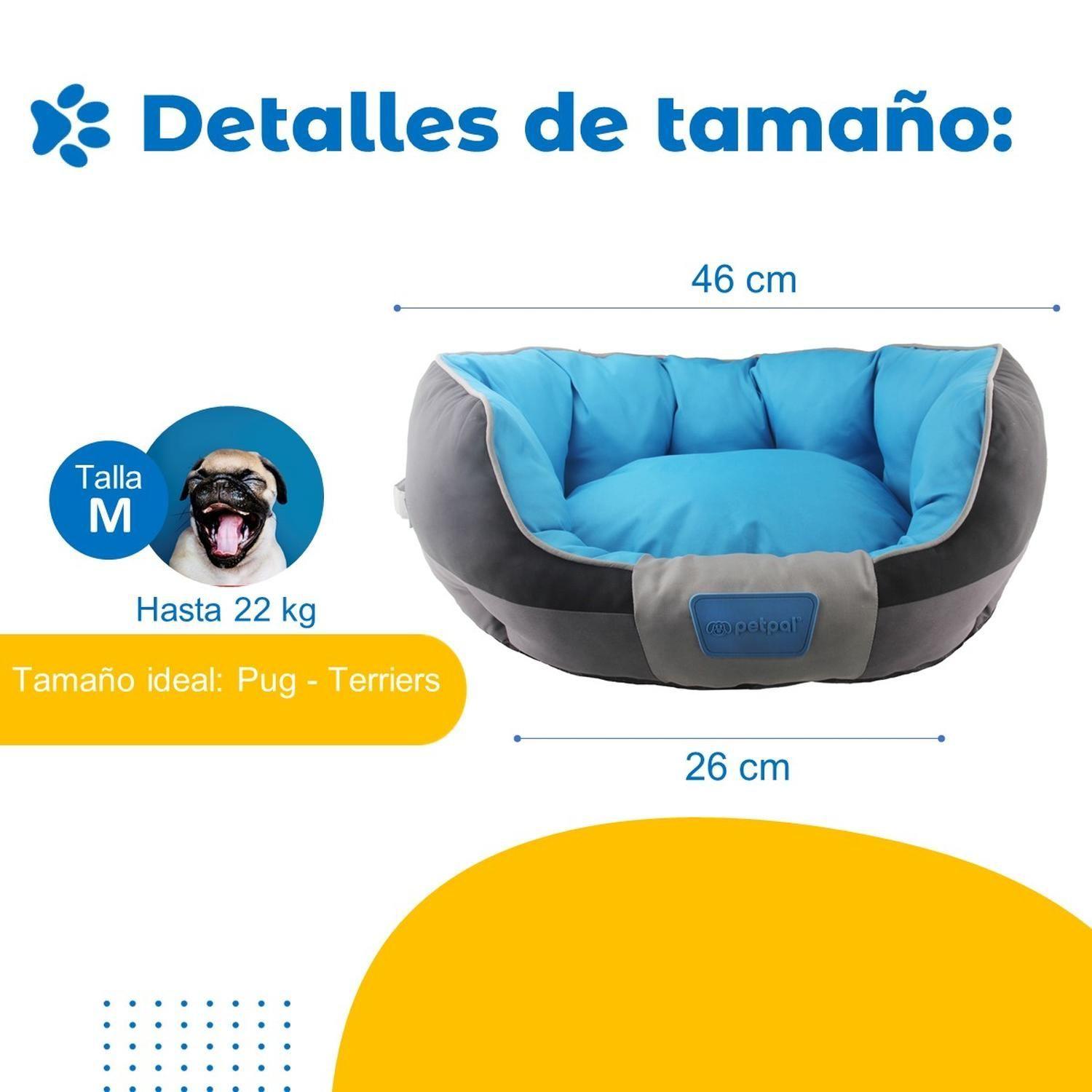 Cama para Perro Gato Grande Mediano Petpal Acolchada Lavable-4