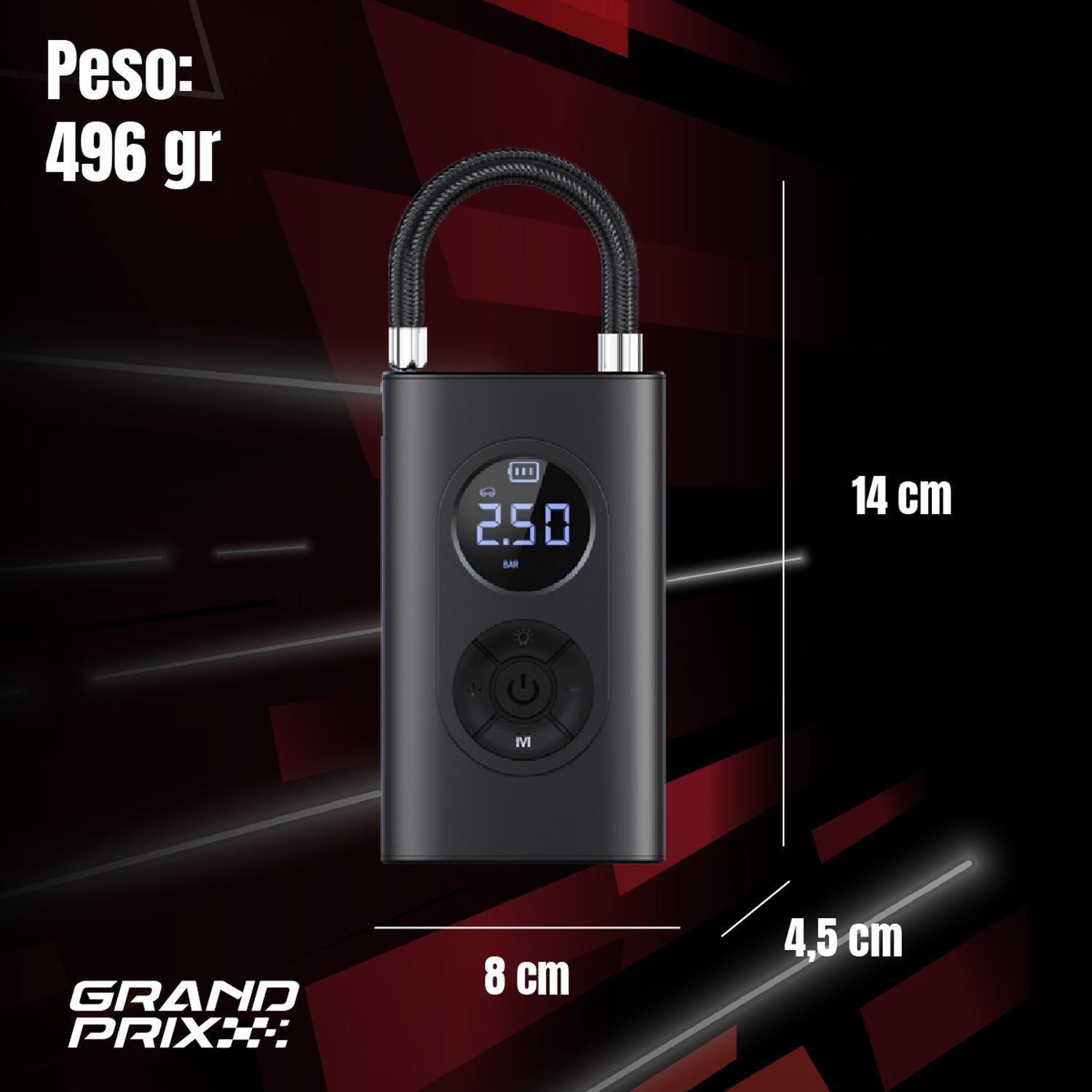 Compresor De Aire Portatil Grand Prix Inflador Neumaticos-9