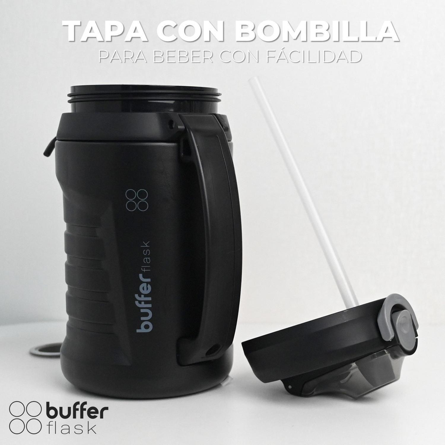 Termo Botella Buffer 2 Lt Agua Outdoor Hermetico Doble Pared-6
