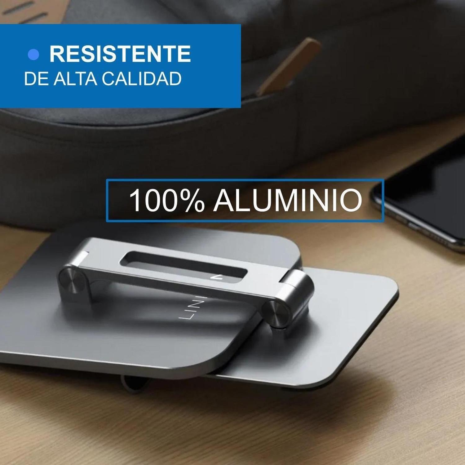 Soporte Base Porta Celular Para Ipad Tablet Escritorio Alumi-4