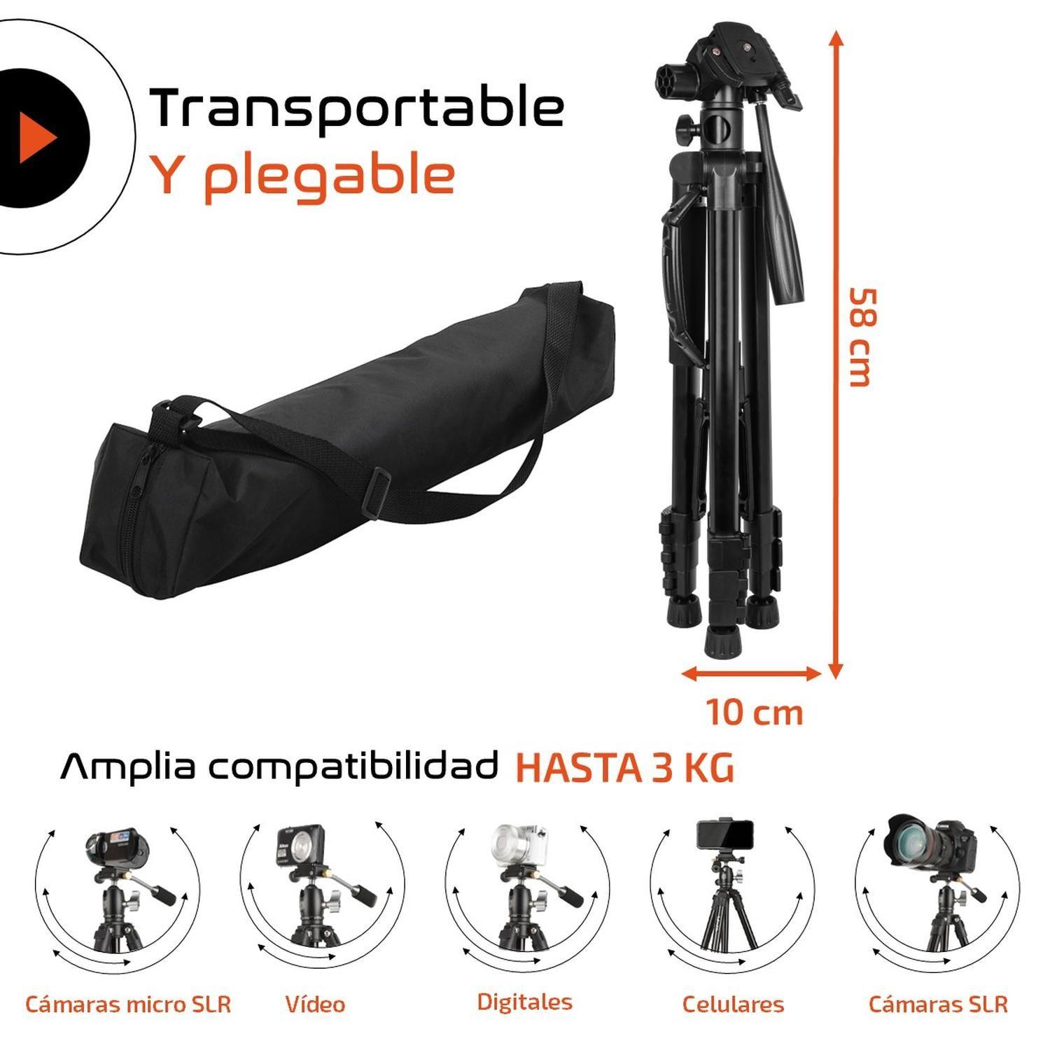 Tripode Camara Cenital Tr3pod Aluminio Profesional Plegable-9