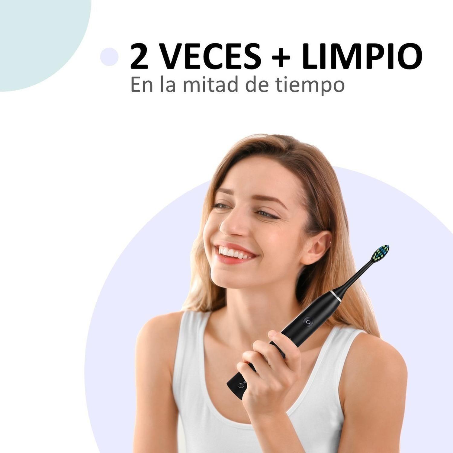 Cepillo Dientes Electrico Sundent Recargable+Repuesto-5