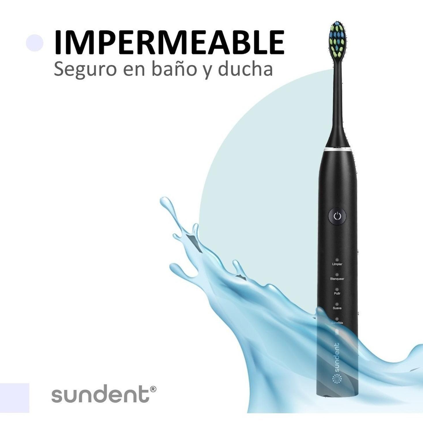Cepillo Dientes Electrico Sundent Recargable+Repuesto-6